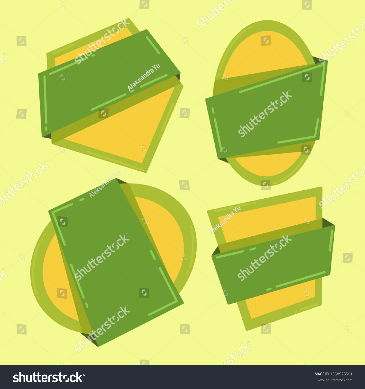 Stickers Vector Illustration: vector de stock (libre de regalías ...