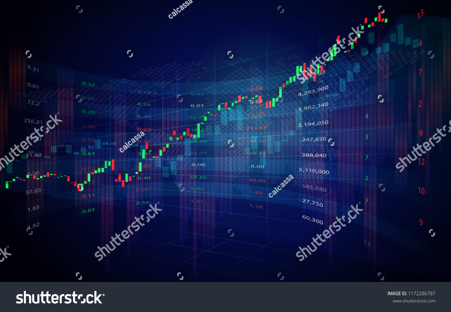 SVG of Stock market or forex trading candlestick graph in graphic design for financial investment concept svg