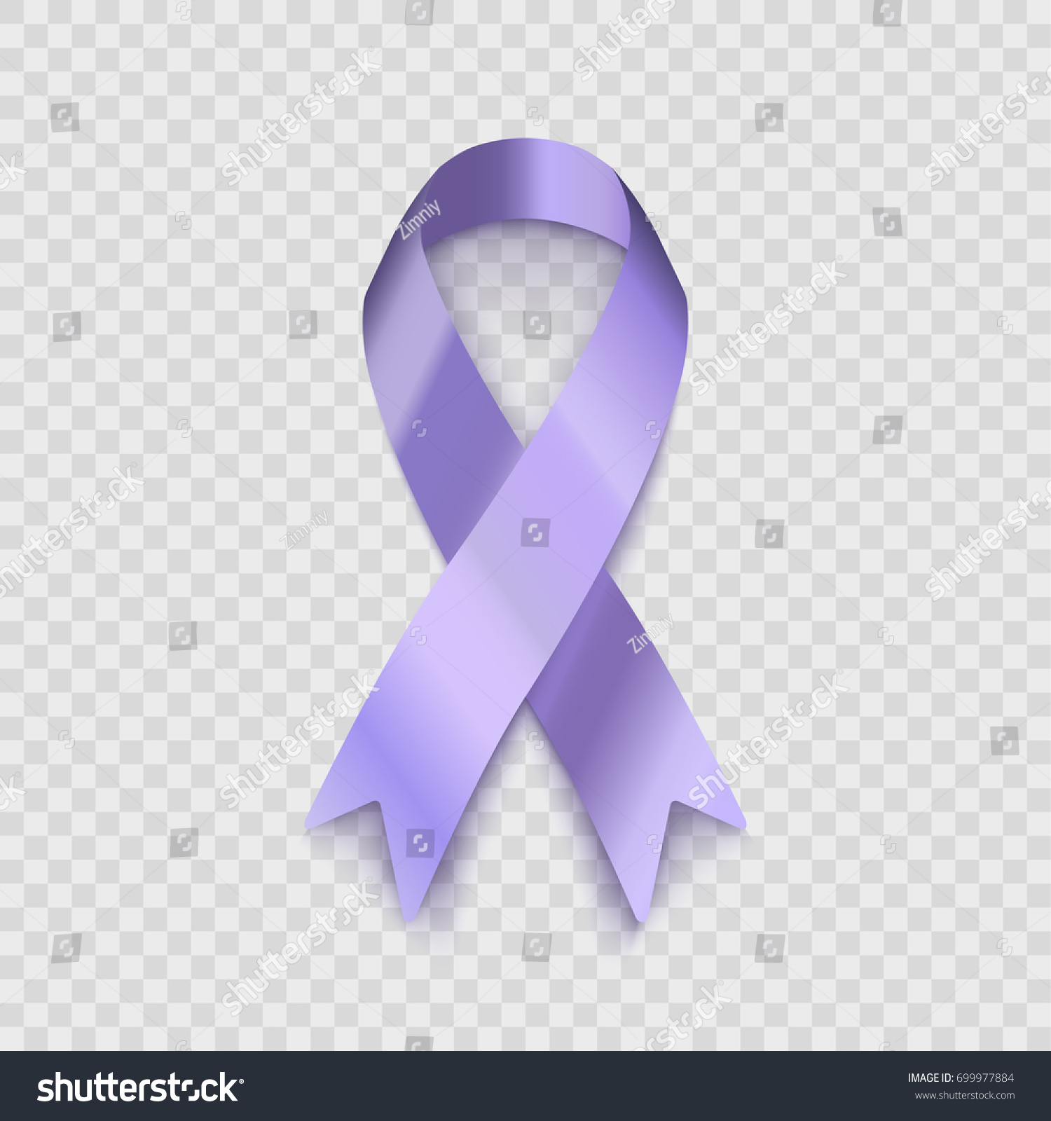 SVG of Stock vector illustration lavender ribbon Isolated on transparent background. The problem of epilepsy and cancer. EPS10 svg