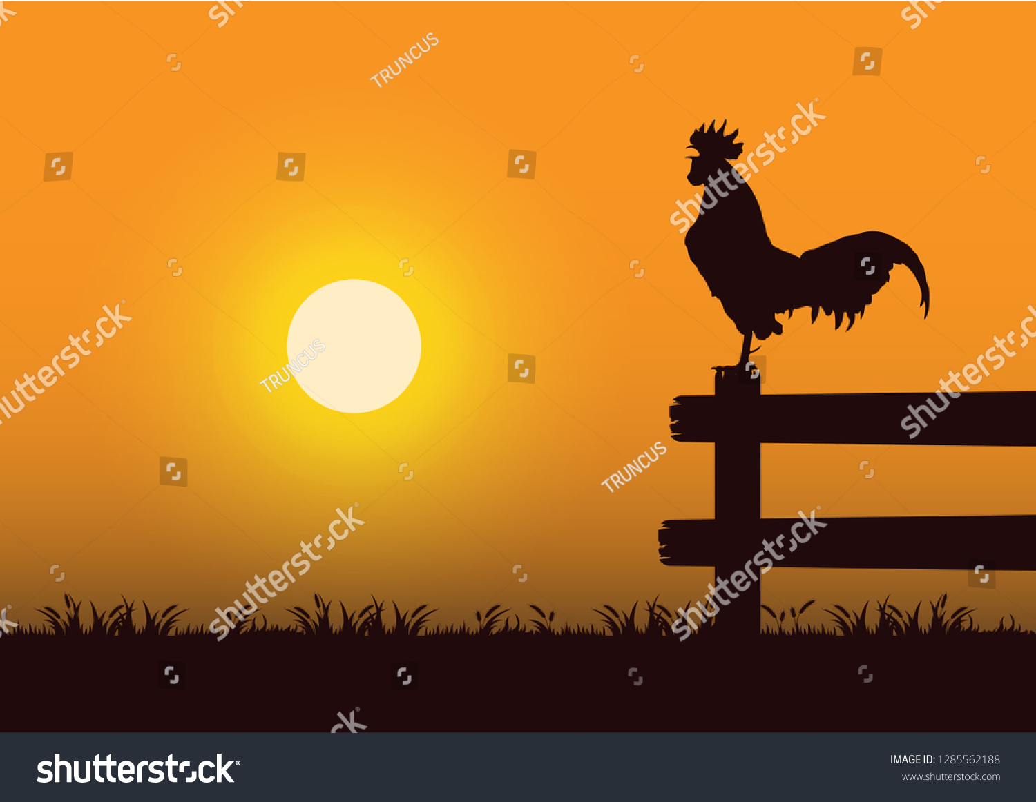 Cock crow Images, Stock Photos & Vectors | Shutterstock