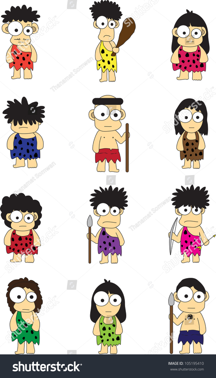SVG of Stone Age people svg