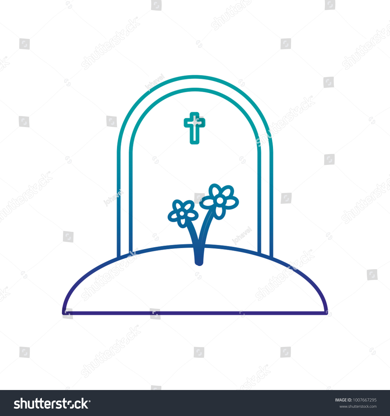 Stone Cross Rip Icon Stock Vector (Royalty Free) 1007667295 | Shutterstock
