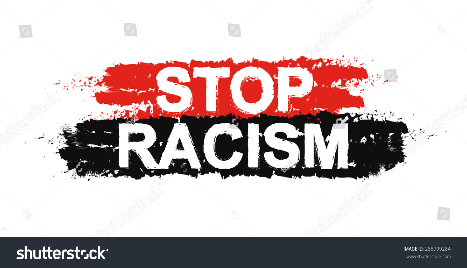 Stop Racism Paint Grunge Protest Graffiti Stock Vector (Royalty Free ...