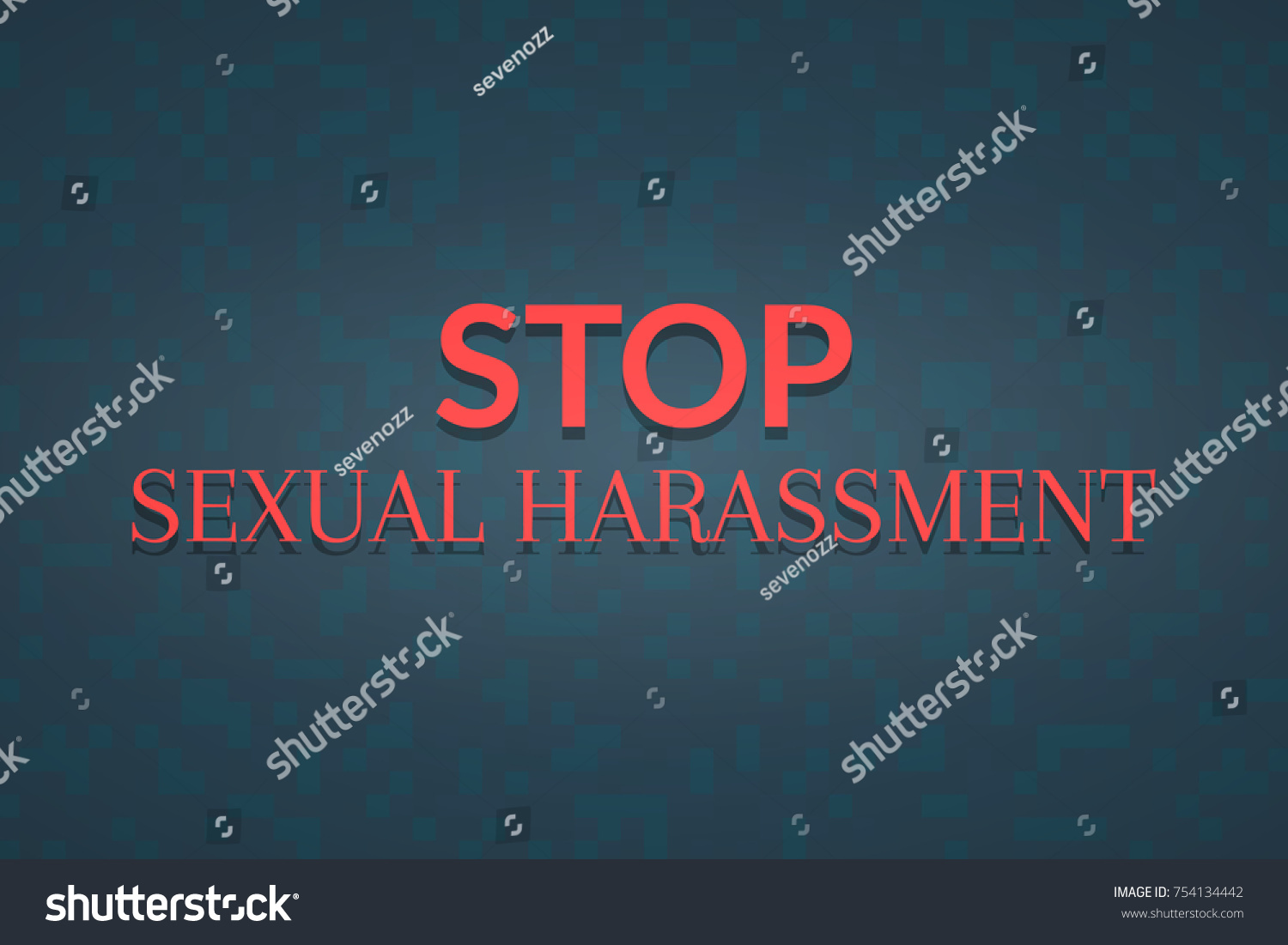 Stop Sexual Harassment Background Banner Illustration Vector De Stock