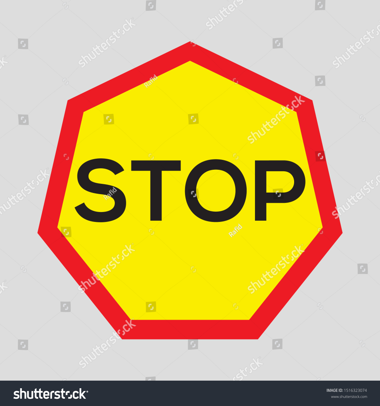 Stop Sign Set Vector Illustration Eps Stock Vector (Royalty Free ...