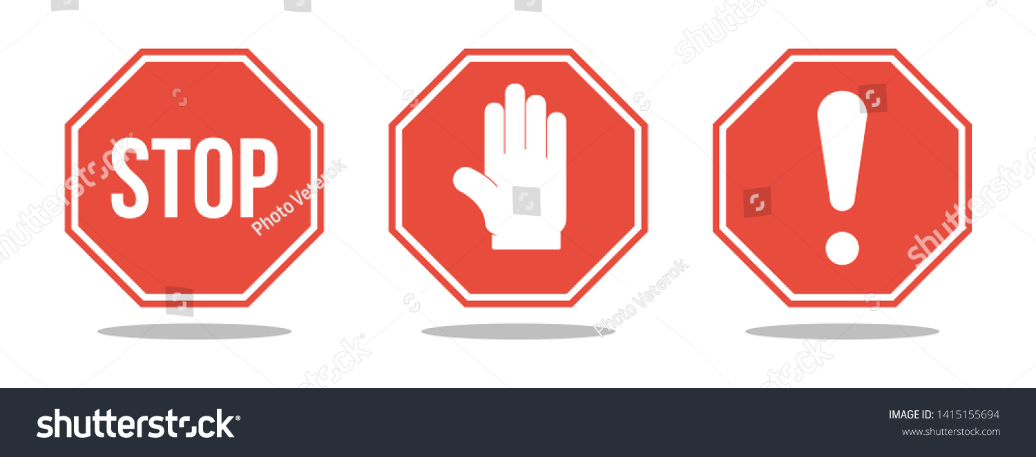 stop-word-human-hand-exclamation-mark-stock-vector-royalty-free