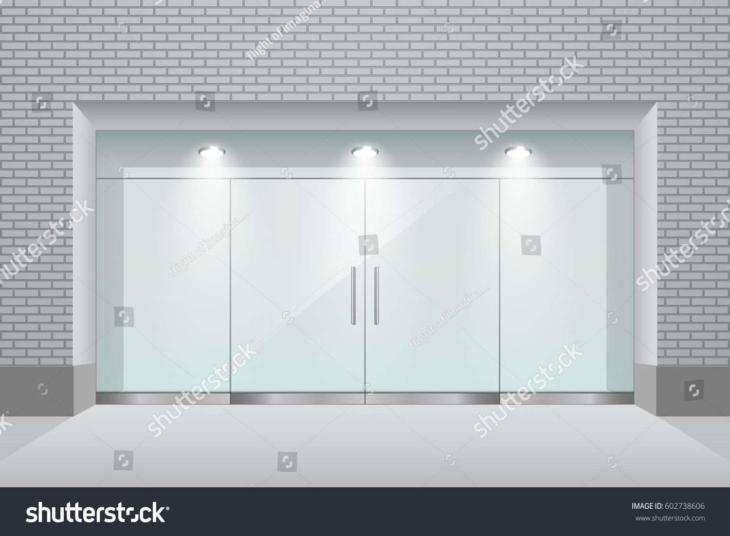 glass double door black storefront with brick wall and glass double door vector illustration brick wall glass double door stock vector royalty free glass double door black storefront with brick wall and glass double door vector illustration brick wall glass double door stock vector royalty free