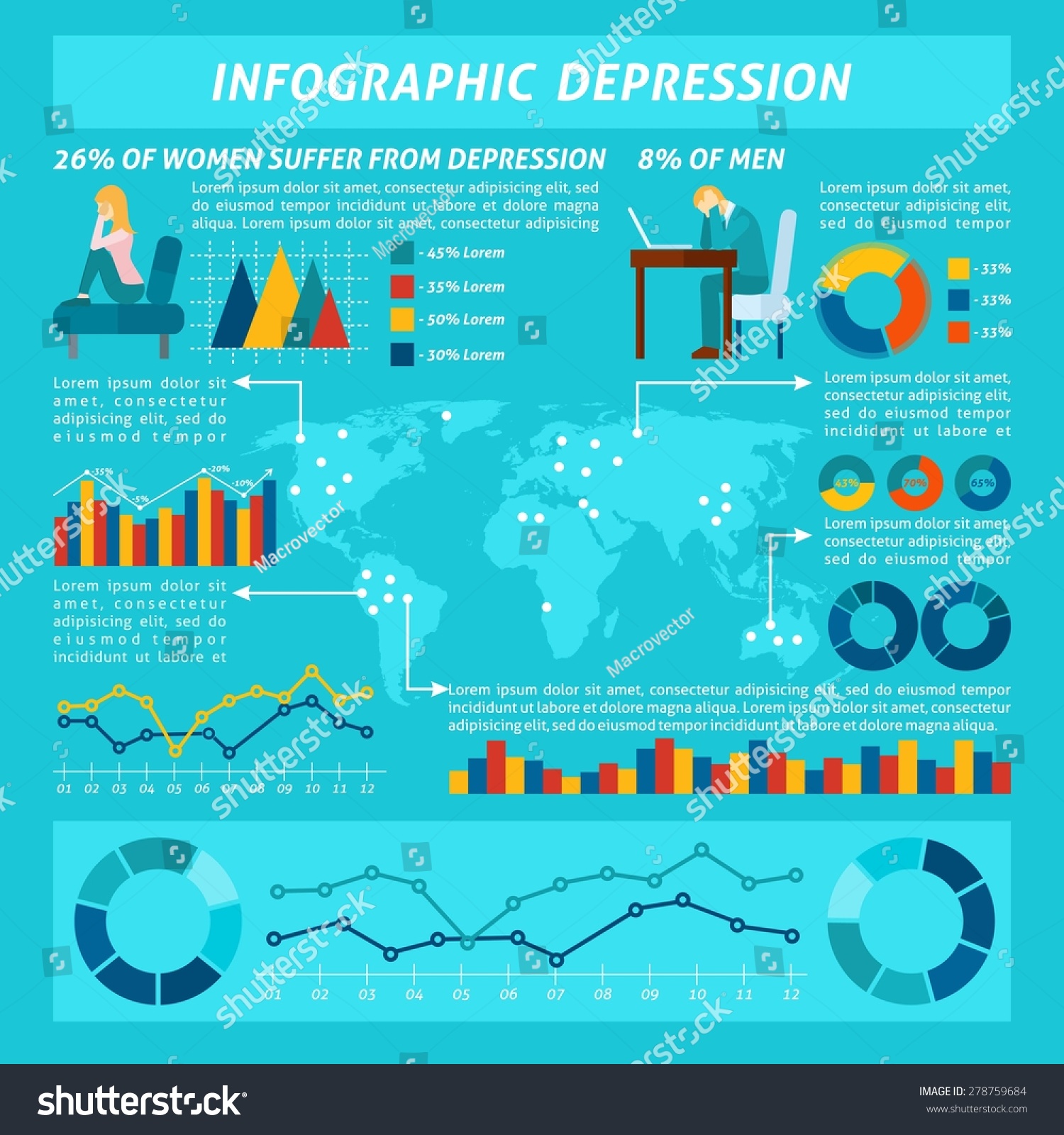 stress-depression-infographics-set-sad-people-stock-vector-royalty