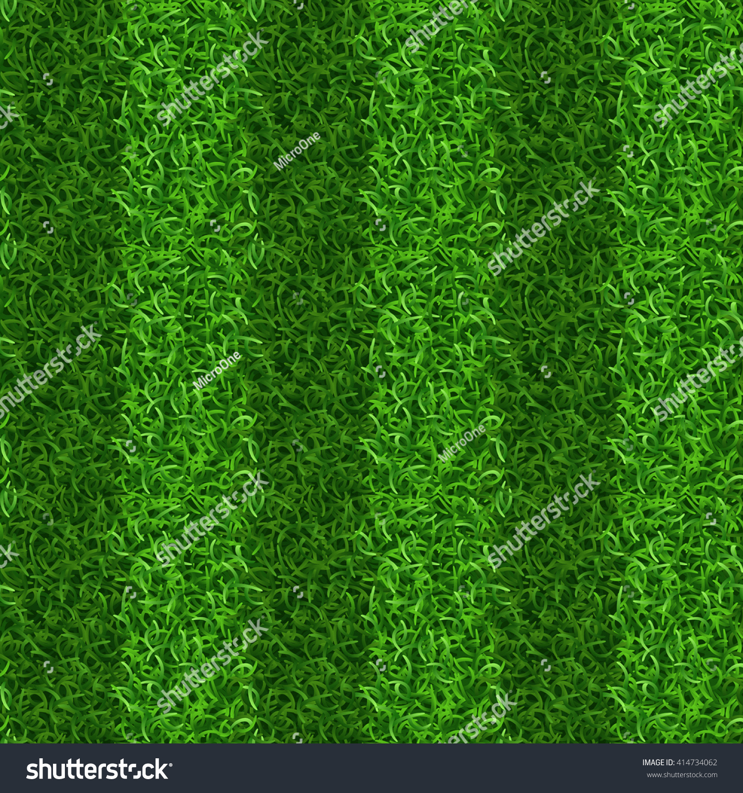 Striped Green Grass Field Seamless Vector Stock Vector Royalty Free