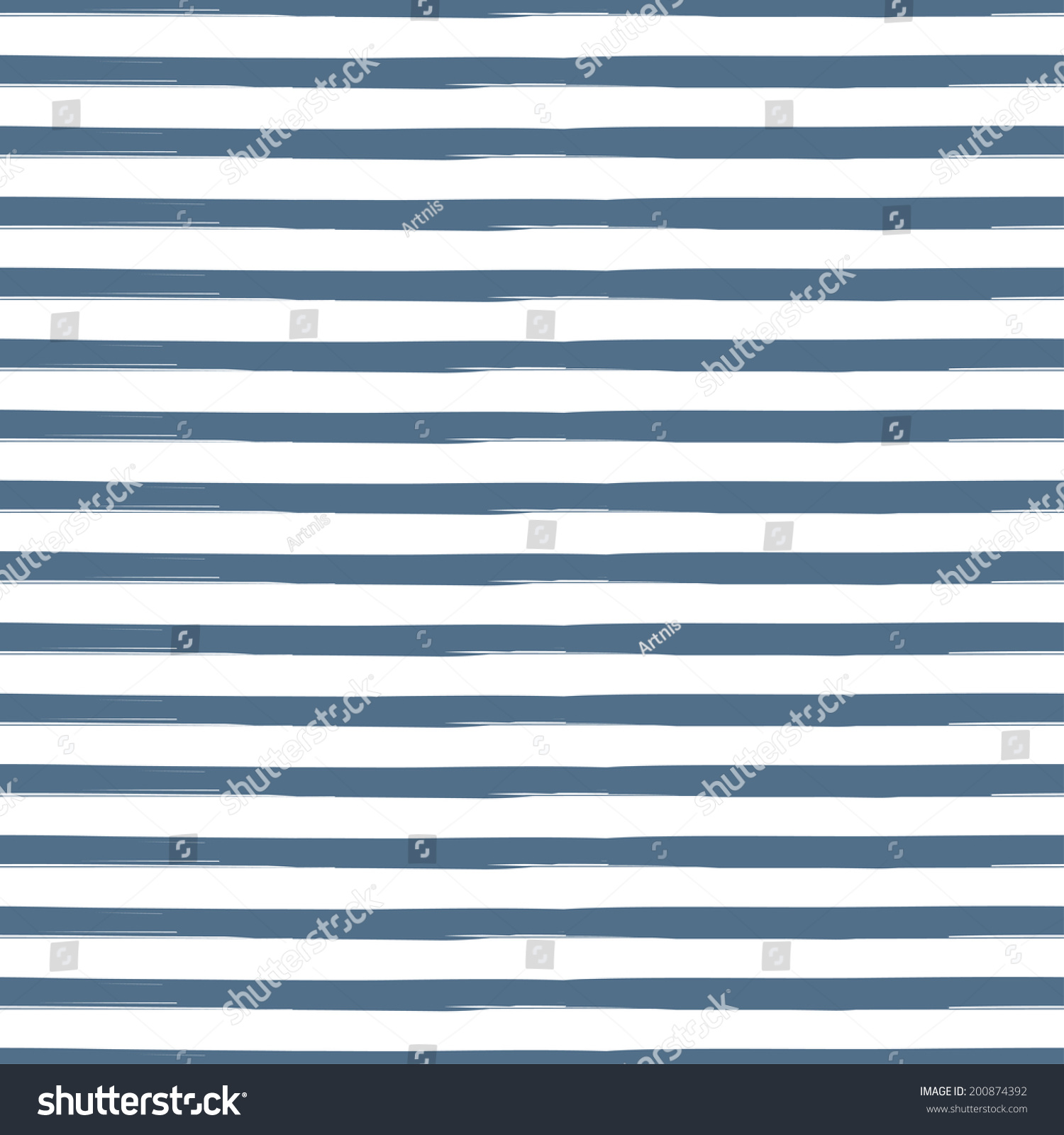 Striped Seamless Pattern Inspired By Navy Stock Vector