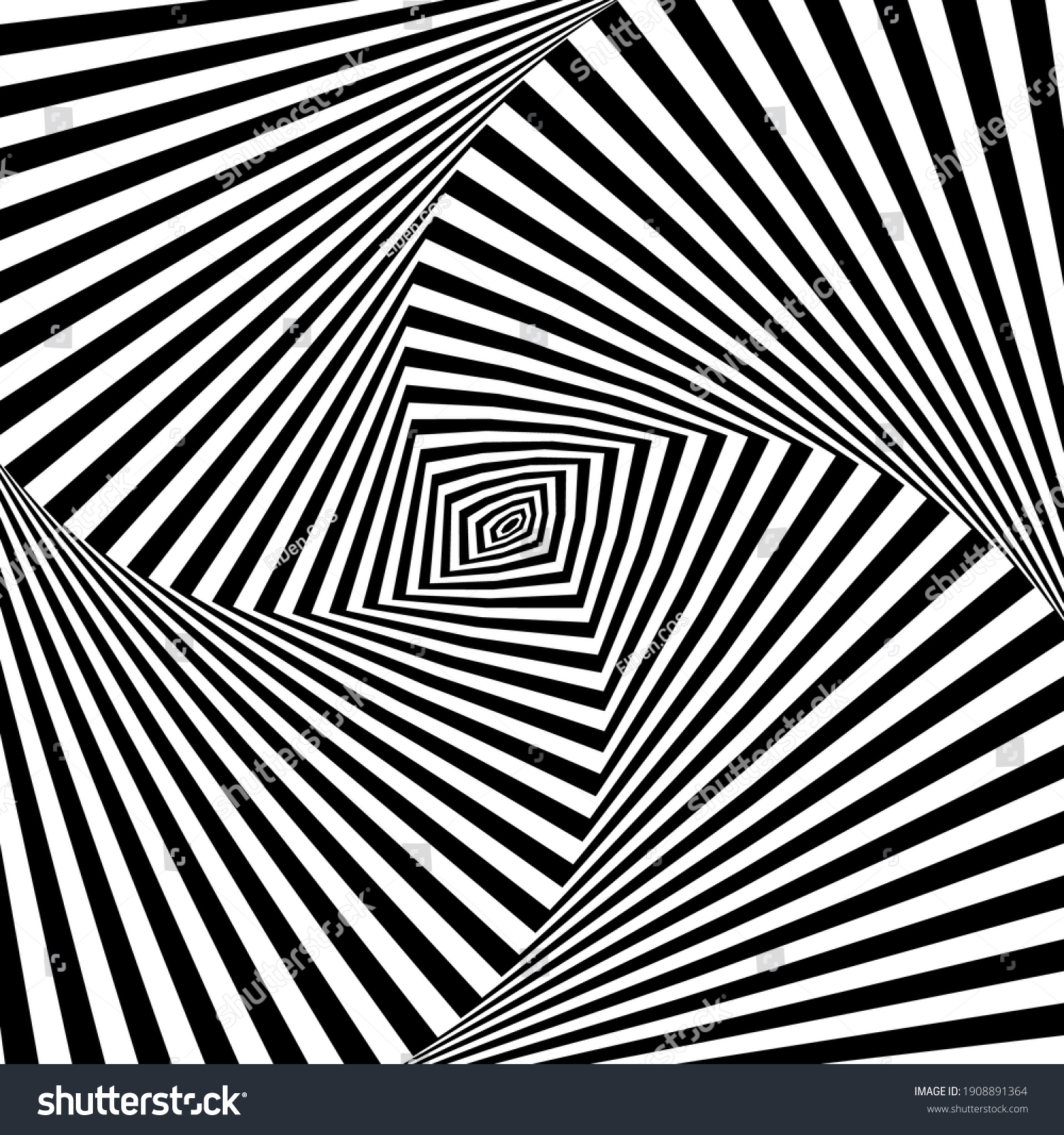 Stripped Background Linear Optical Illusion Backdrop Stock Vector ...