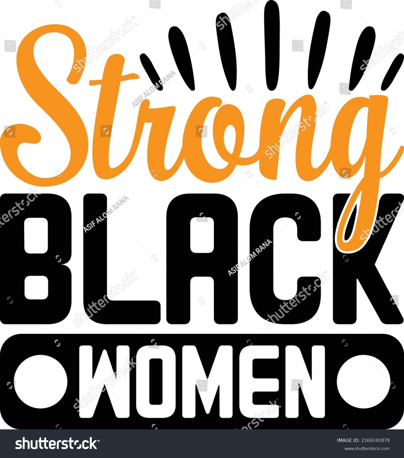 SVG of Strong Black Women Design And Vector File svg