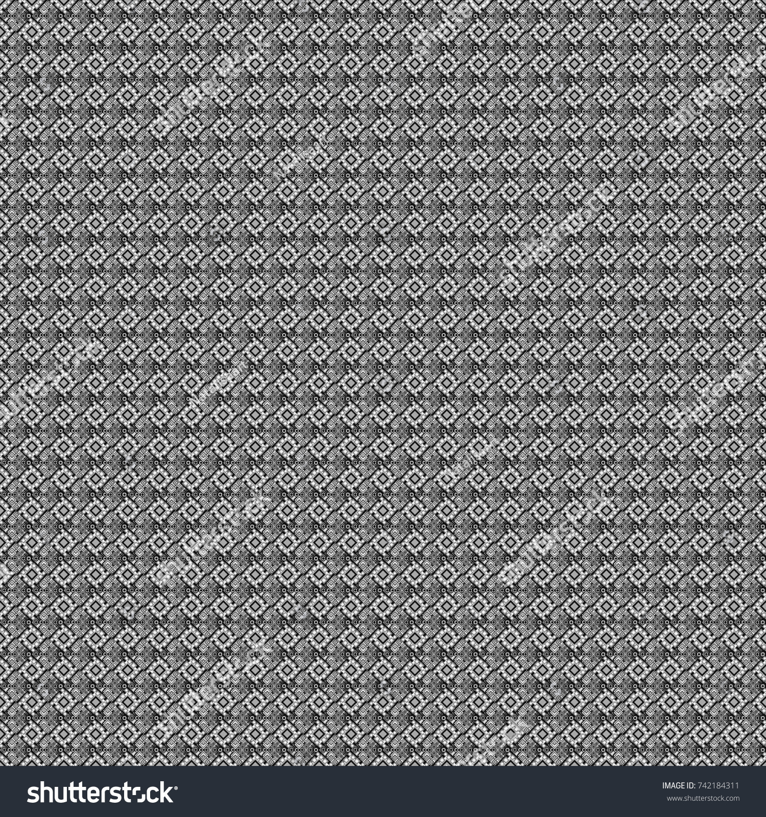 Stylish Black White Gray Texture Vector Stock Vector Stylish black white and gray texture Vector abstract geometric background Seamless pattern with