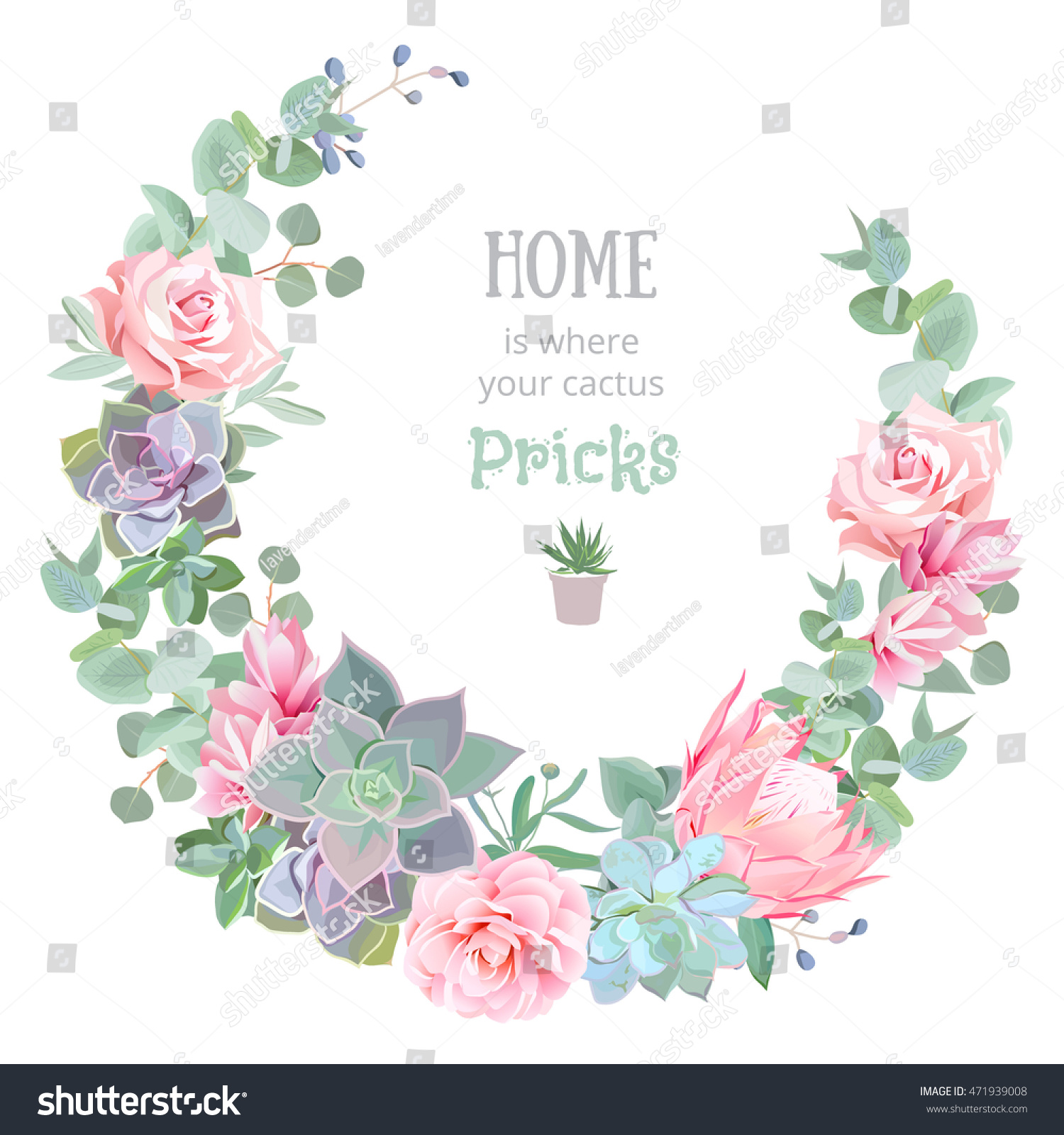 Download Stylish Floral Vector Design Round Frame Stock Vector ...