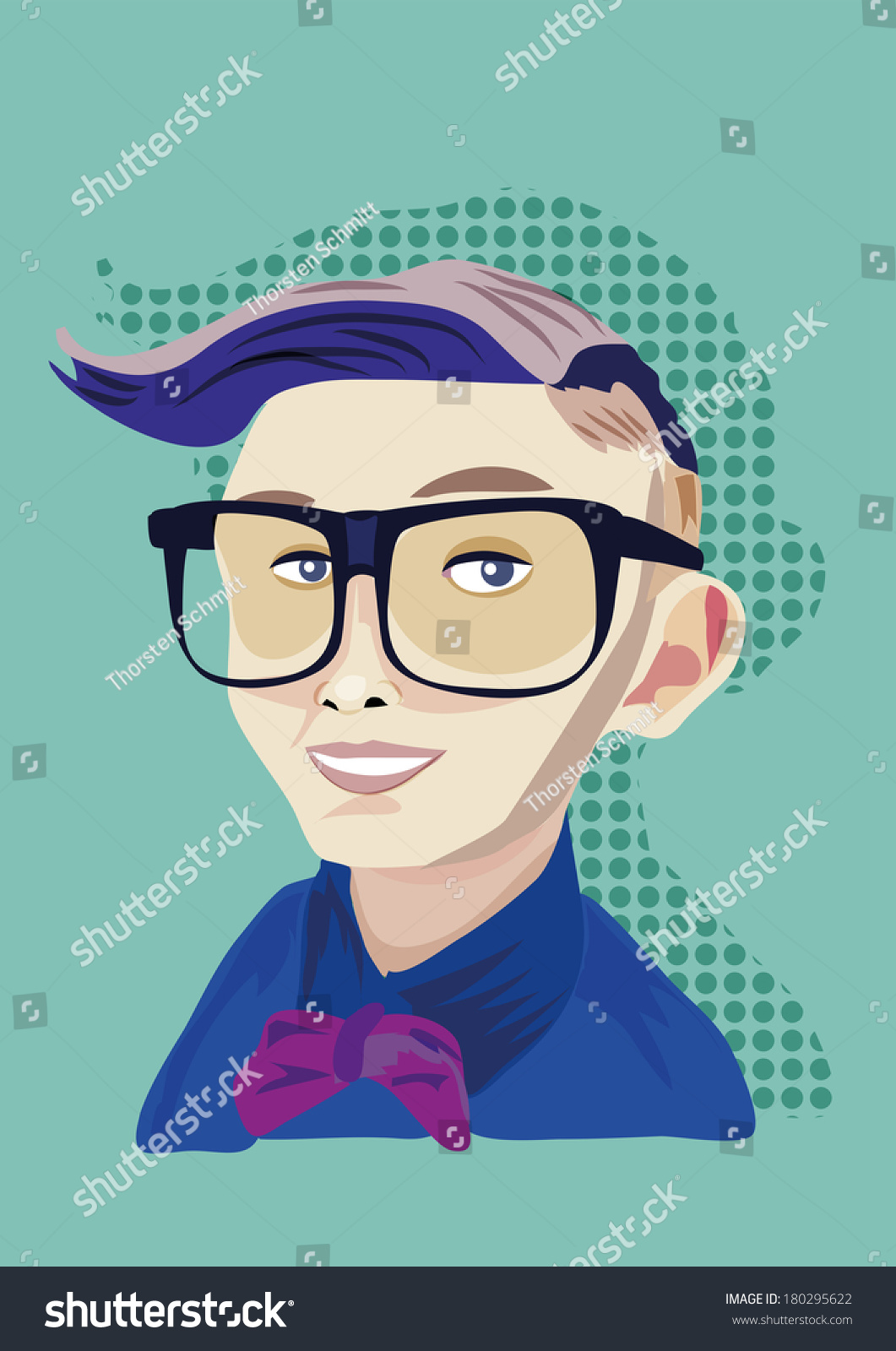 guy with big glasses