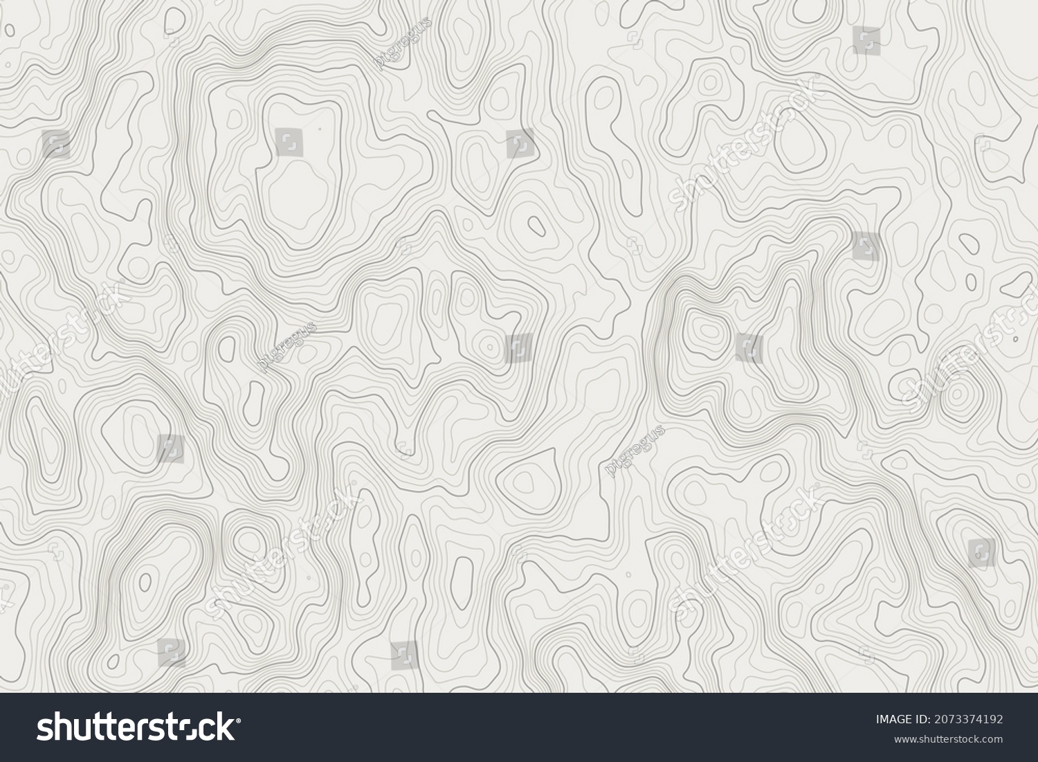 SVG of Stylized topographic contour map. Geographic line mountain relief. Abstract lines or wavy backdrop background. Cartography, topology, or terrain path concept. Vector illustration with editable stroke svg