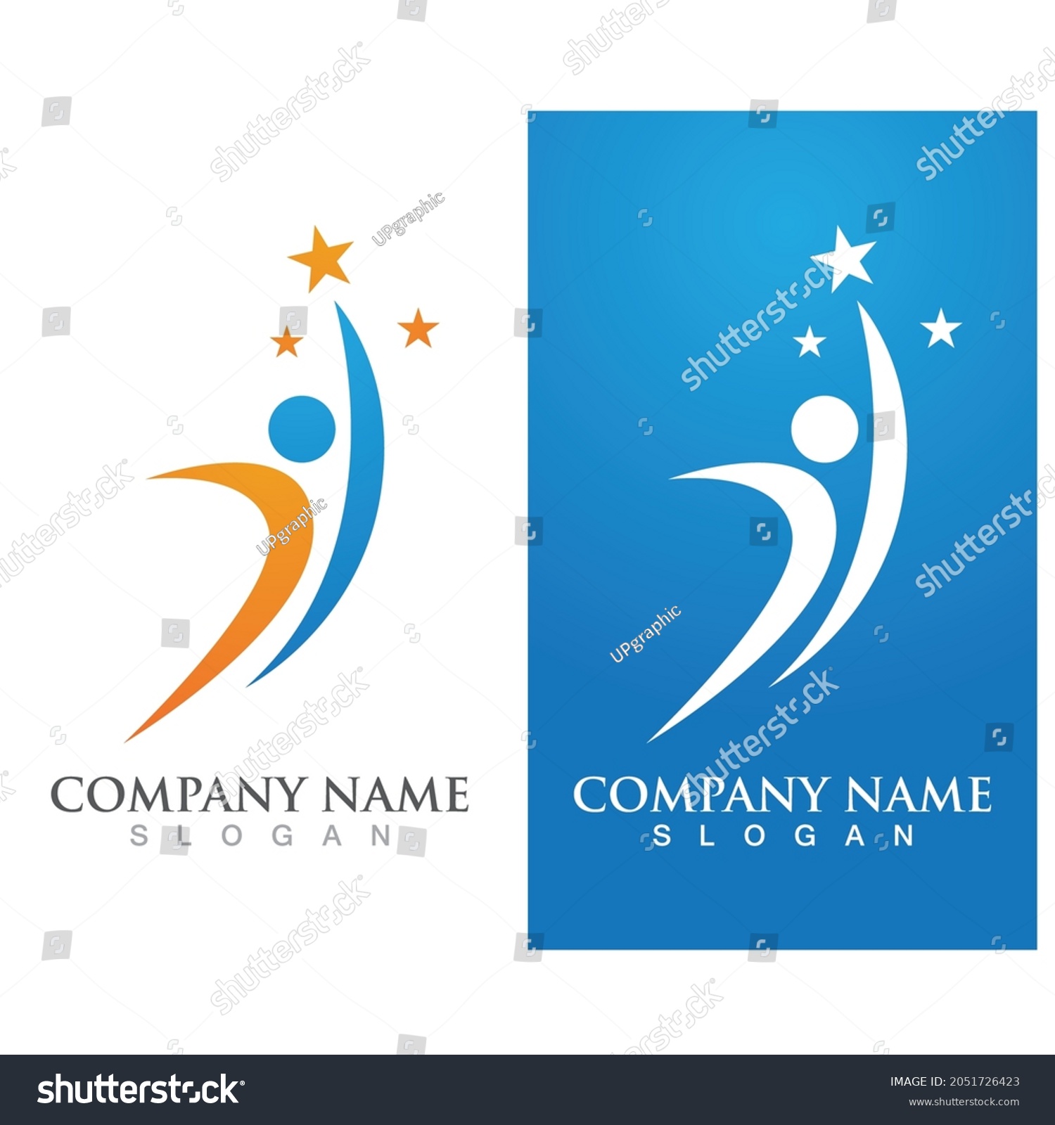 Success People Star Logo Vector Stock Vector (Royalty Free) 2051726423 ...