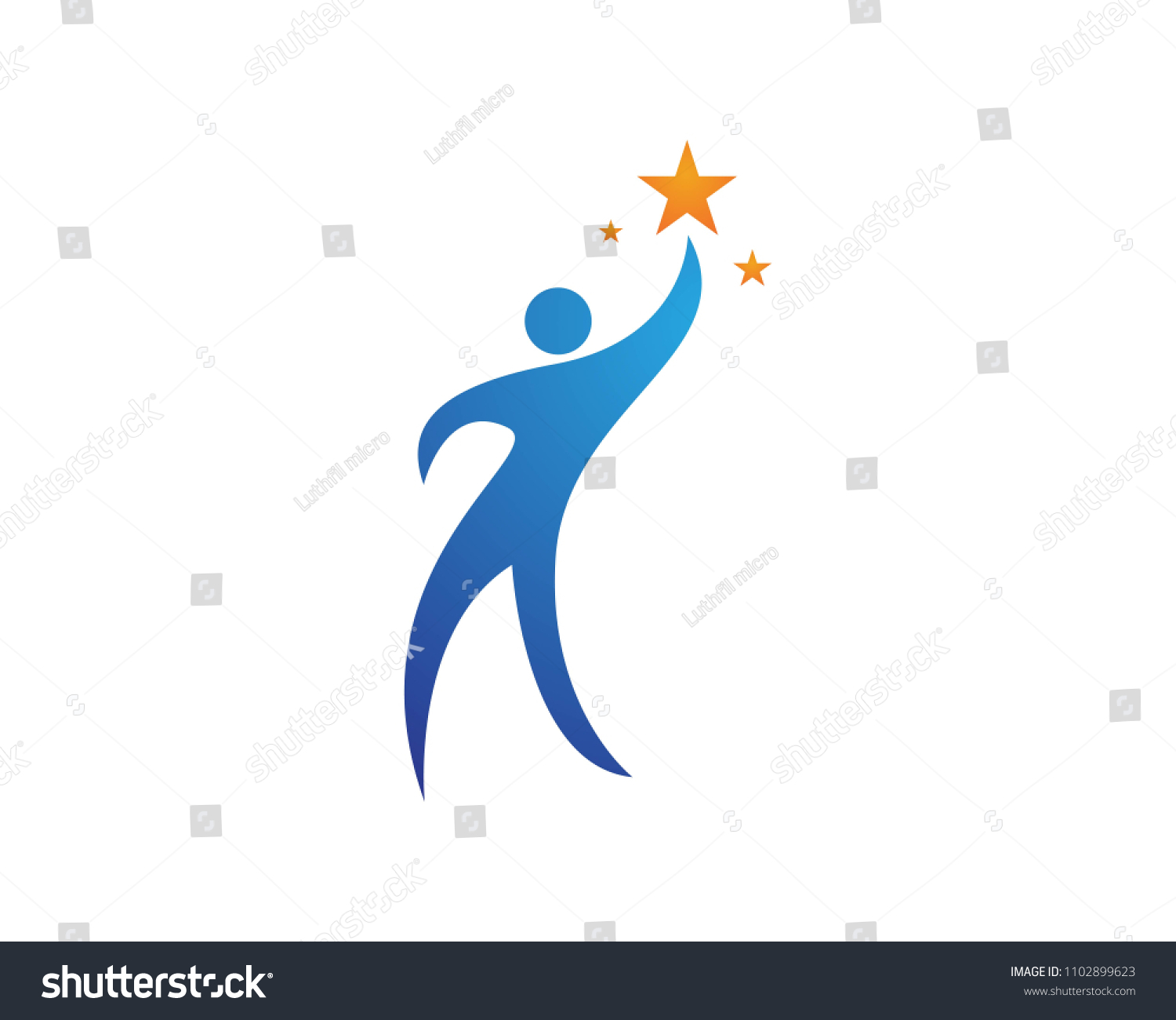 Successful People Logos Stock Vector (Royalty Free) 1102899623 ...