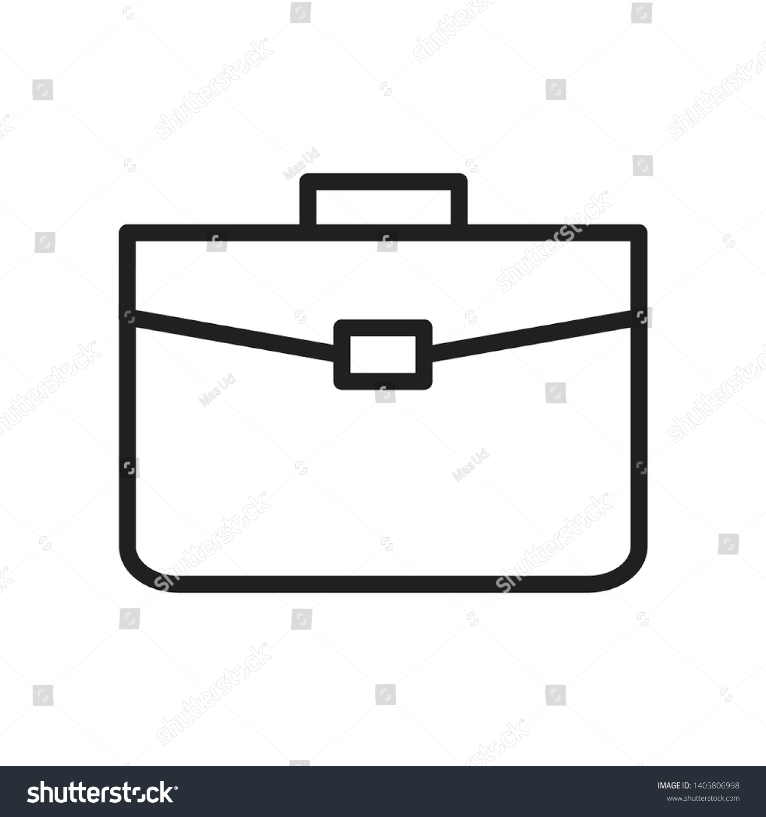 Suitcase Icon Vector Design Template Stock Vector (Royalty Free Inside Blank Suitcase Template