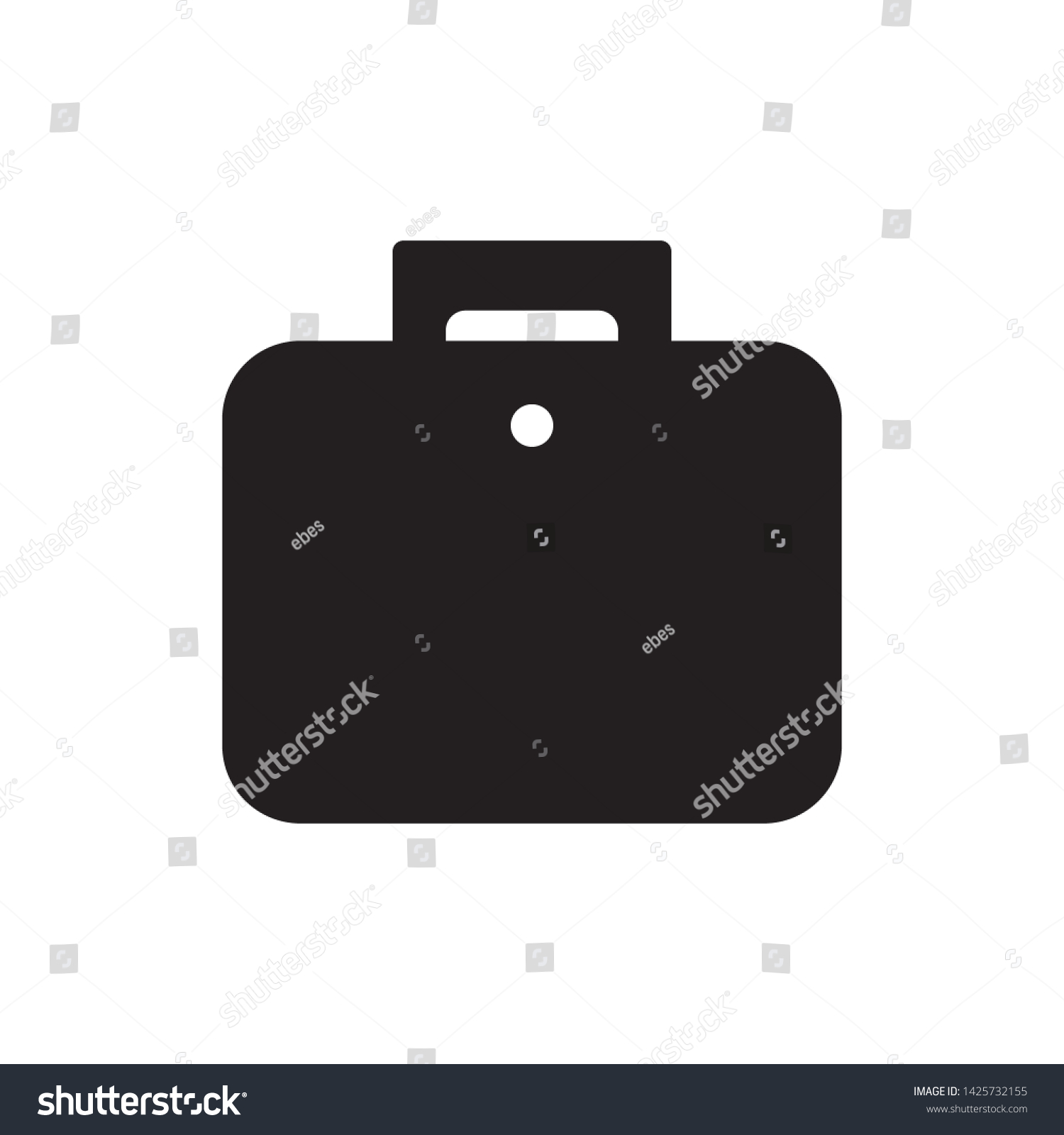 Download Suitcase Icon Vector Illustration Template Stock Vector Royalty Free 1425732155