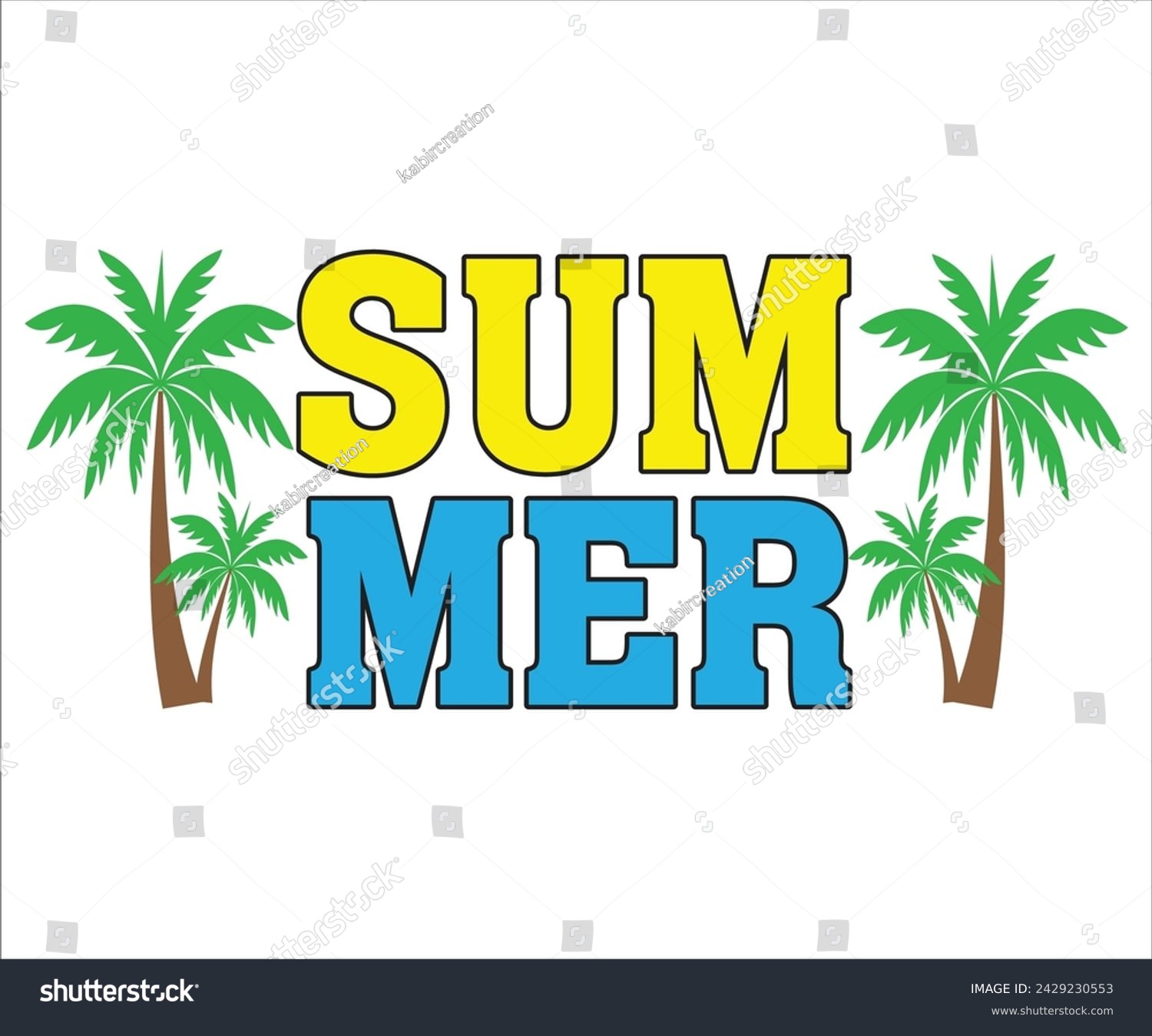 SVG of Sum Mer T-shirt, Happy Summer Day T-shirt, Happy Summer Day svg,Hello Summer Svg,summer Beach Vibes Shirt, Vacation, Cut File for Cricut svg