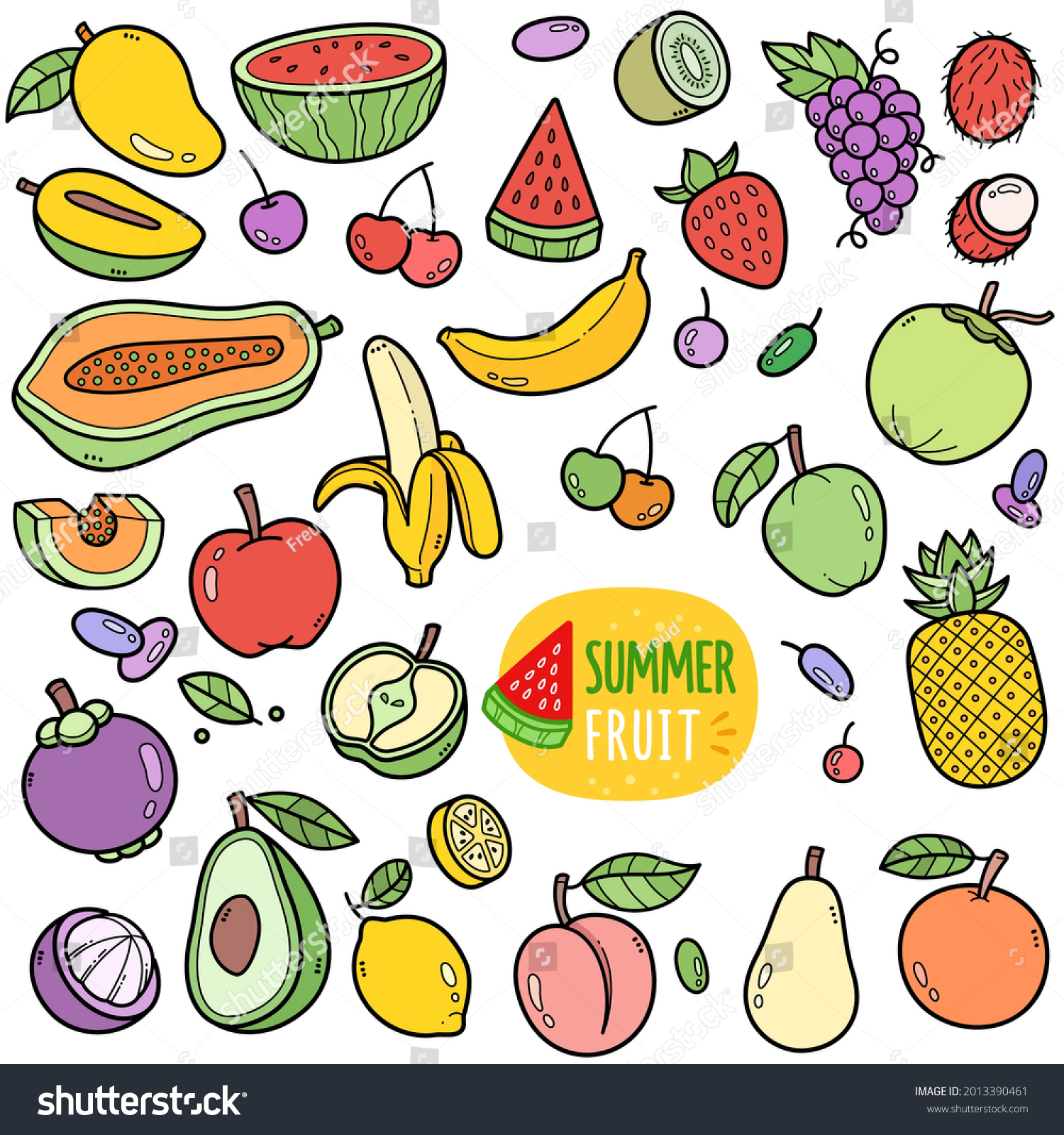 3,005 Coconut watermelon melon Stock Vectors, Images & Vector Art ...