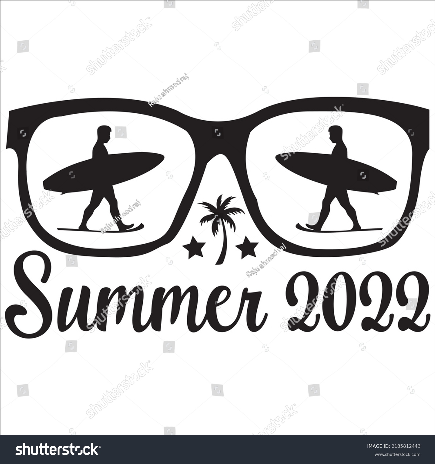 SVG of Summer 2022, Svg t-shirt design and vector file. svg