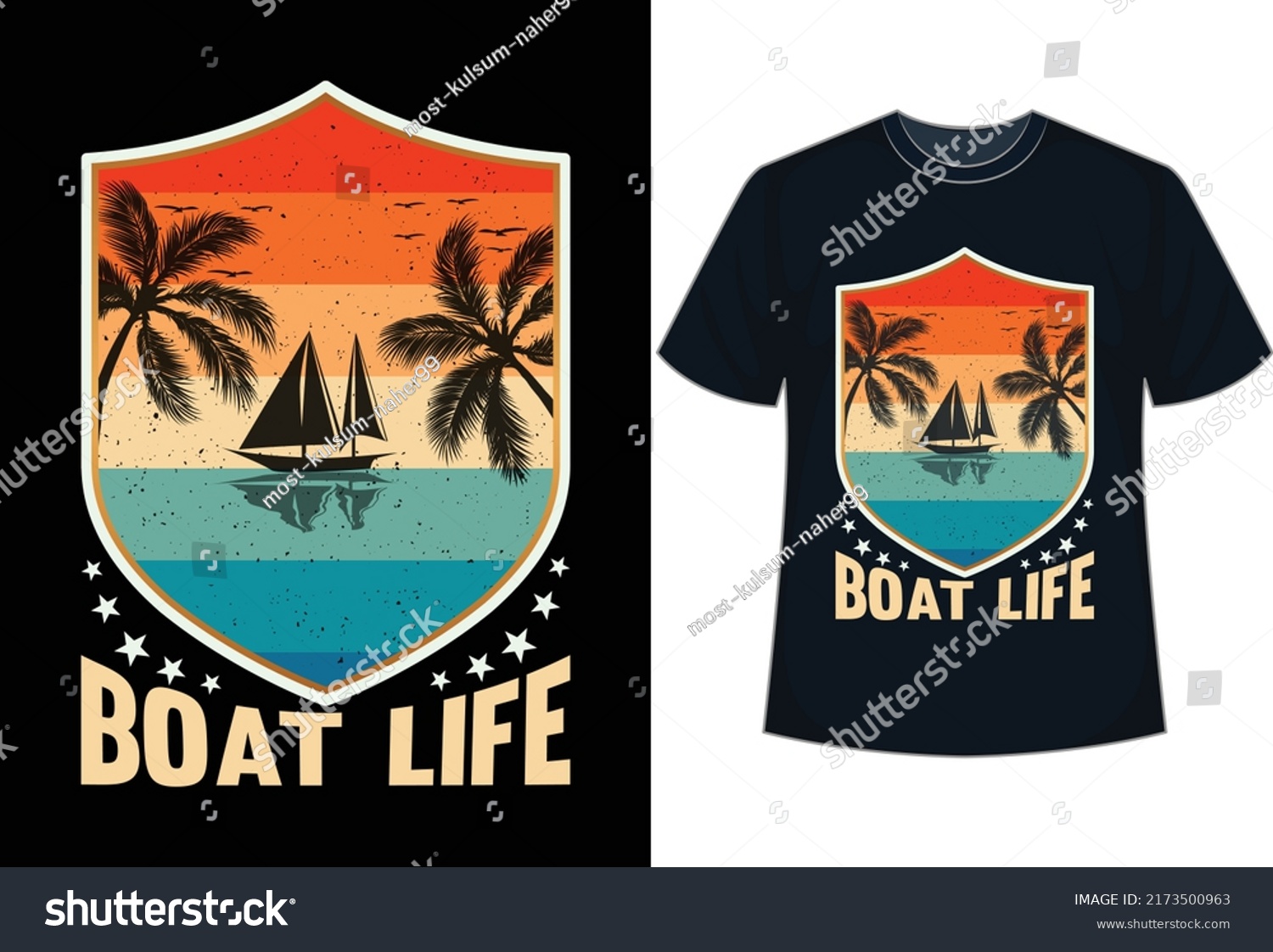 SVG of Summer vintage design,
Summer Boat life t-shirt design svg