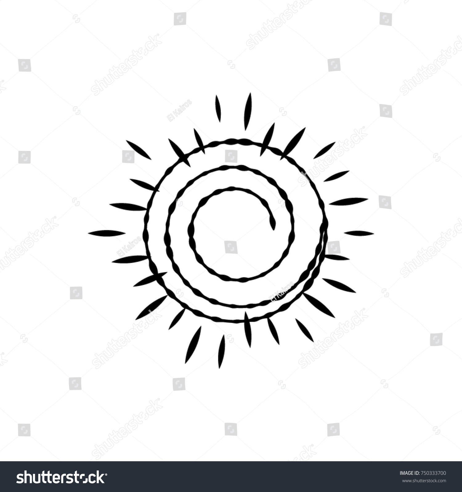sun decor element design print tattoo stock vector 750333700 sun decor element design print tattoo stock vector 750333700
