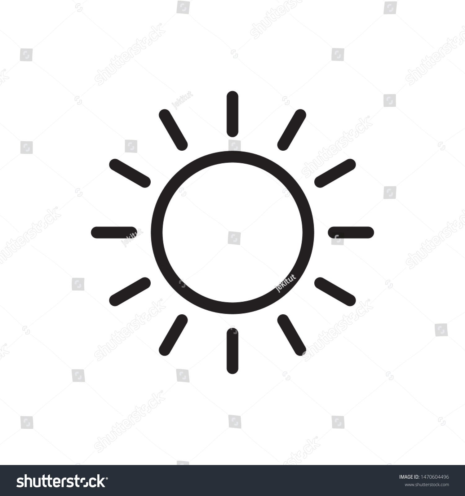 127,438 Sun outline icon Images, Stock Photos & Vectors | Shutterstock