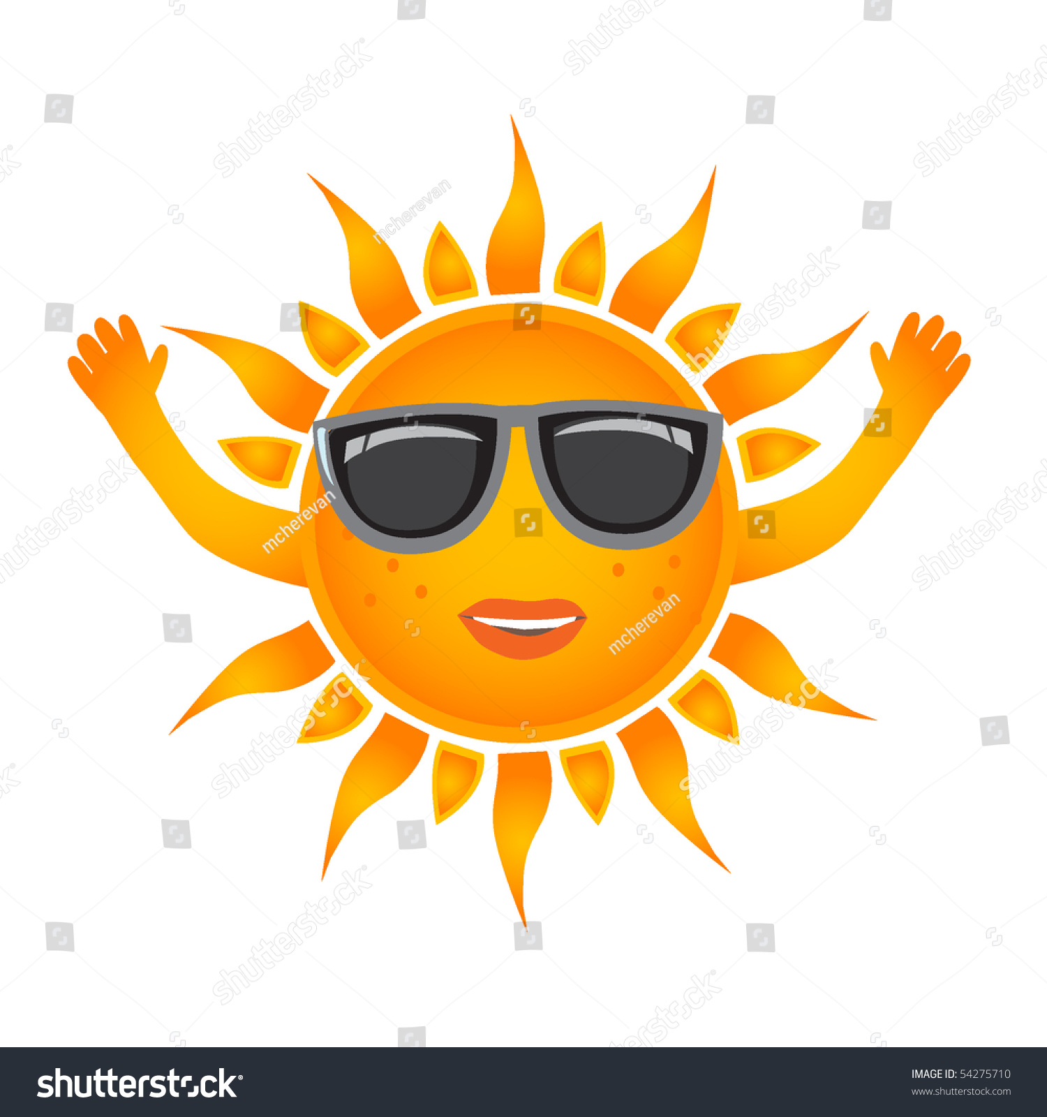 Sun Sunglasses Vector Format Stock Vector (Royalty Free) 54275710 ...