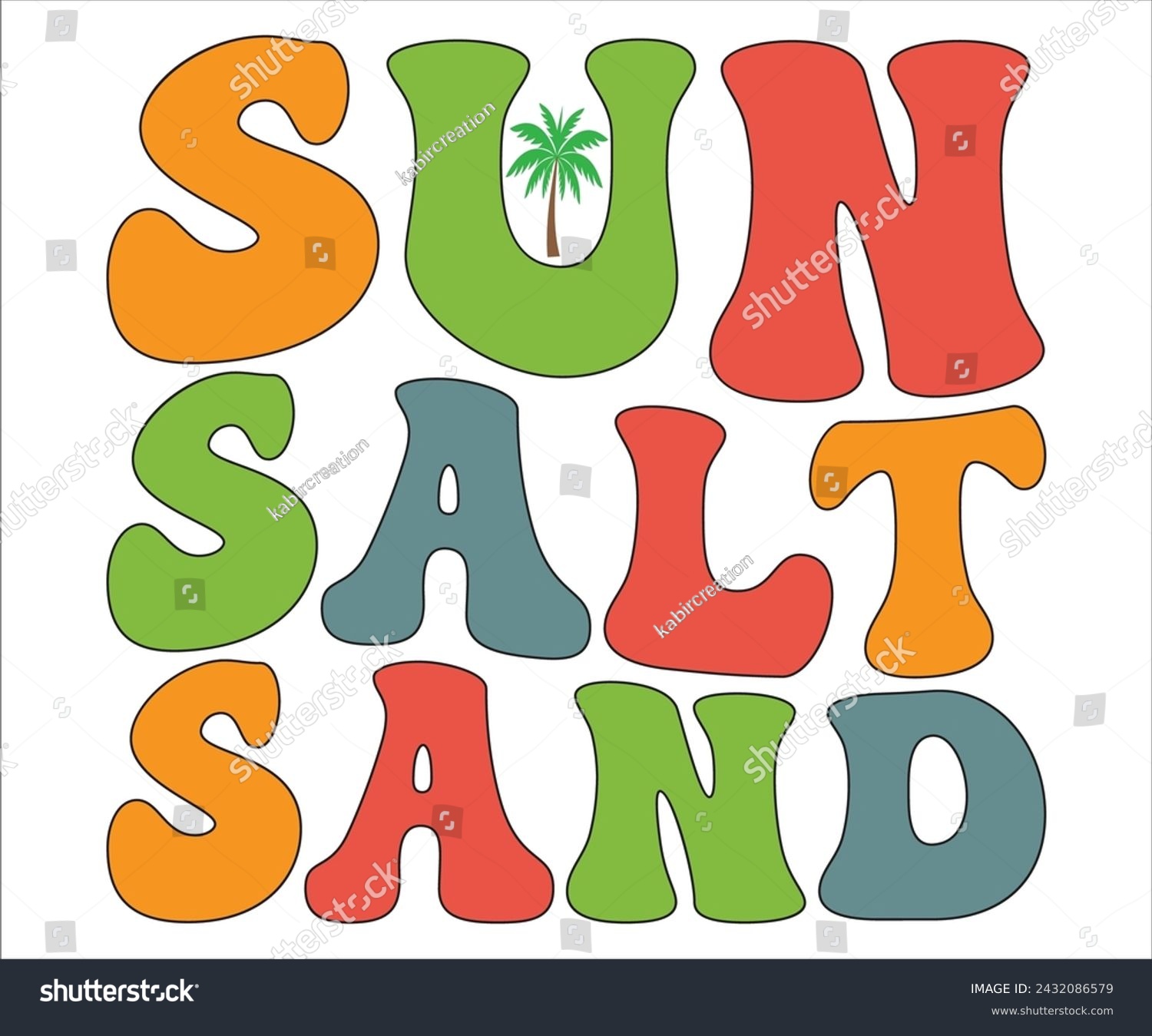 SVG of Sun Salt Sand T-shirt, Happy Summer Day T-shirt, Happy Summer Day Retro svg,Hello Summer Retro Svg,summer Beach Vibes Shirt, Vacation, Cut File for Cricut svg