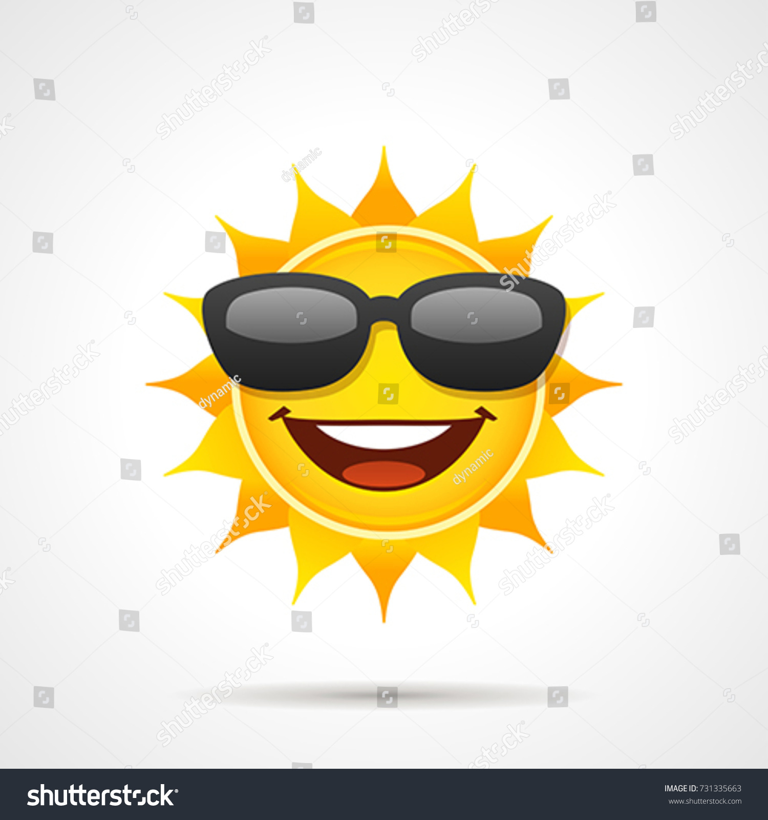 Sun Sunglasses Vector Illustration Stock Vector (Royalty Free ...