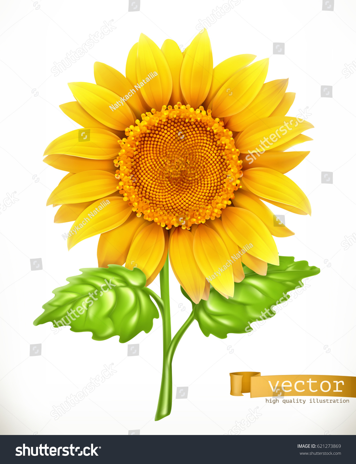SVG of Sunflower 3d vector icon svg