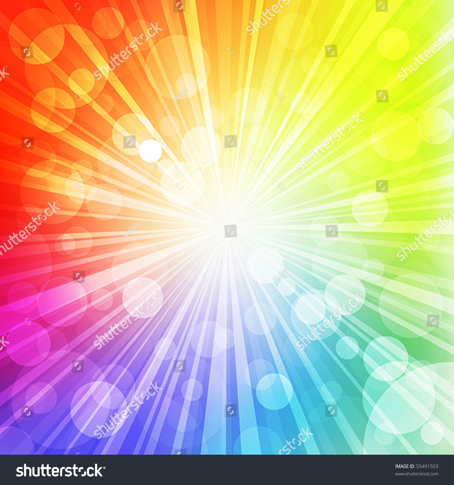 Sunlight Vector Illustration Stock Vector (royalty Free) 55491553 