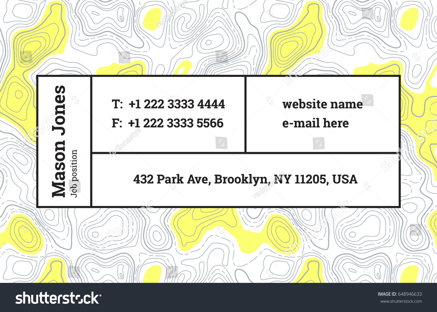 maps for business cards