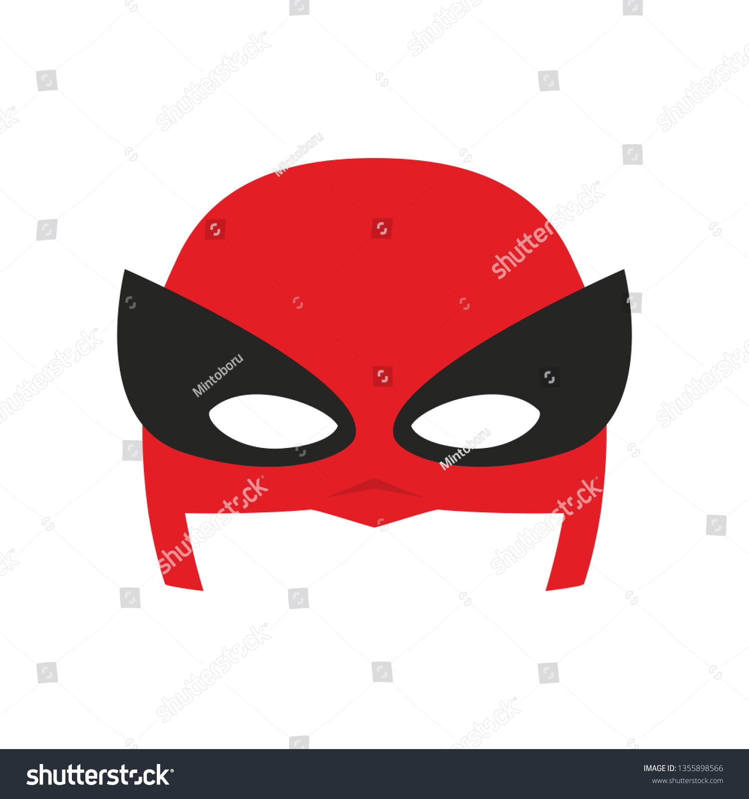 Superhero Mask Isolated Vector Illustration Stock Vector (Royalty Free ...