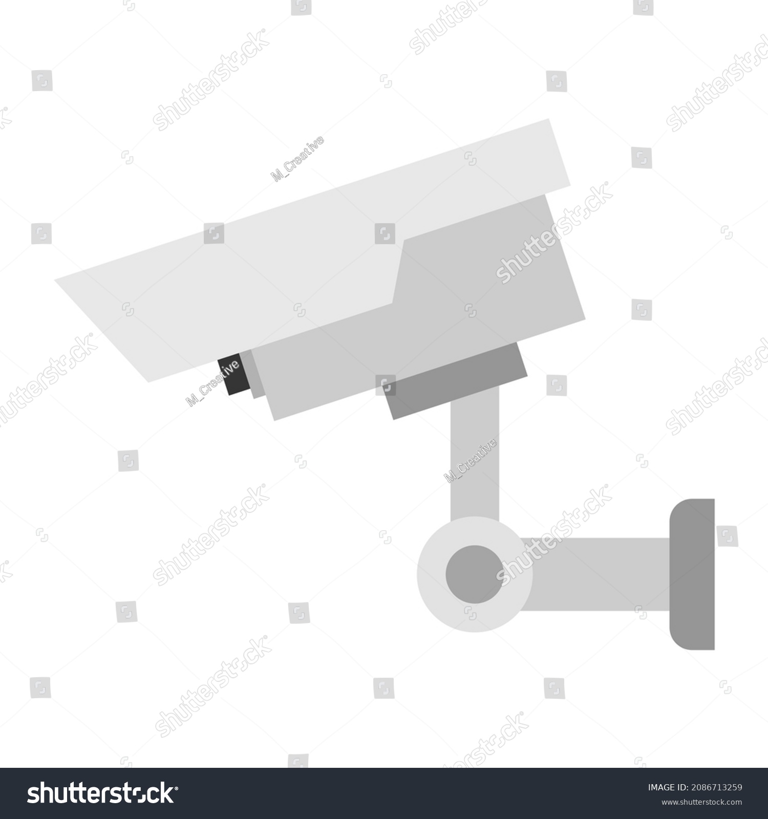 Surveillance Camera Clip Art Vector Illustration Stock Vector (Royalty ...