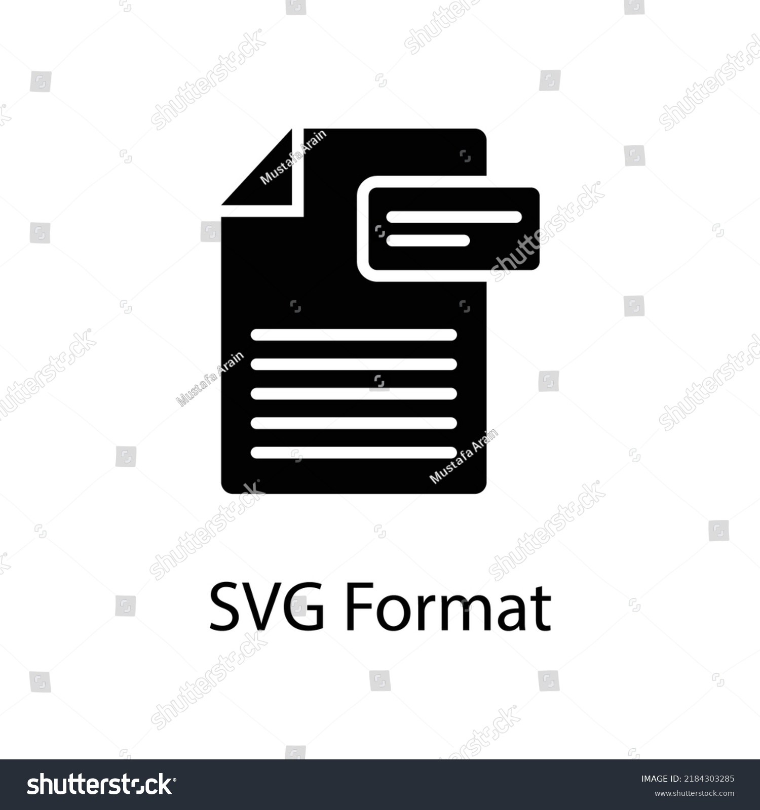 SVG of SVG Format vector Solid Icon Design illustration on White background. EPS 10 File  svg