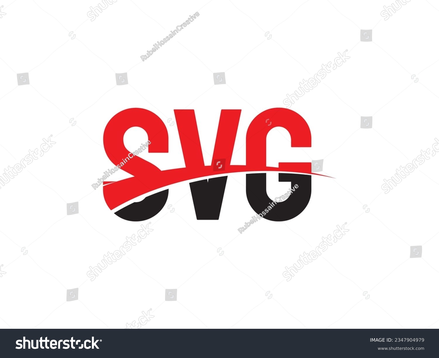 SVG of SVG Letter Initial Logo Design Vector Illustration svg