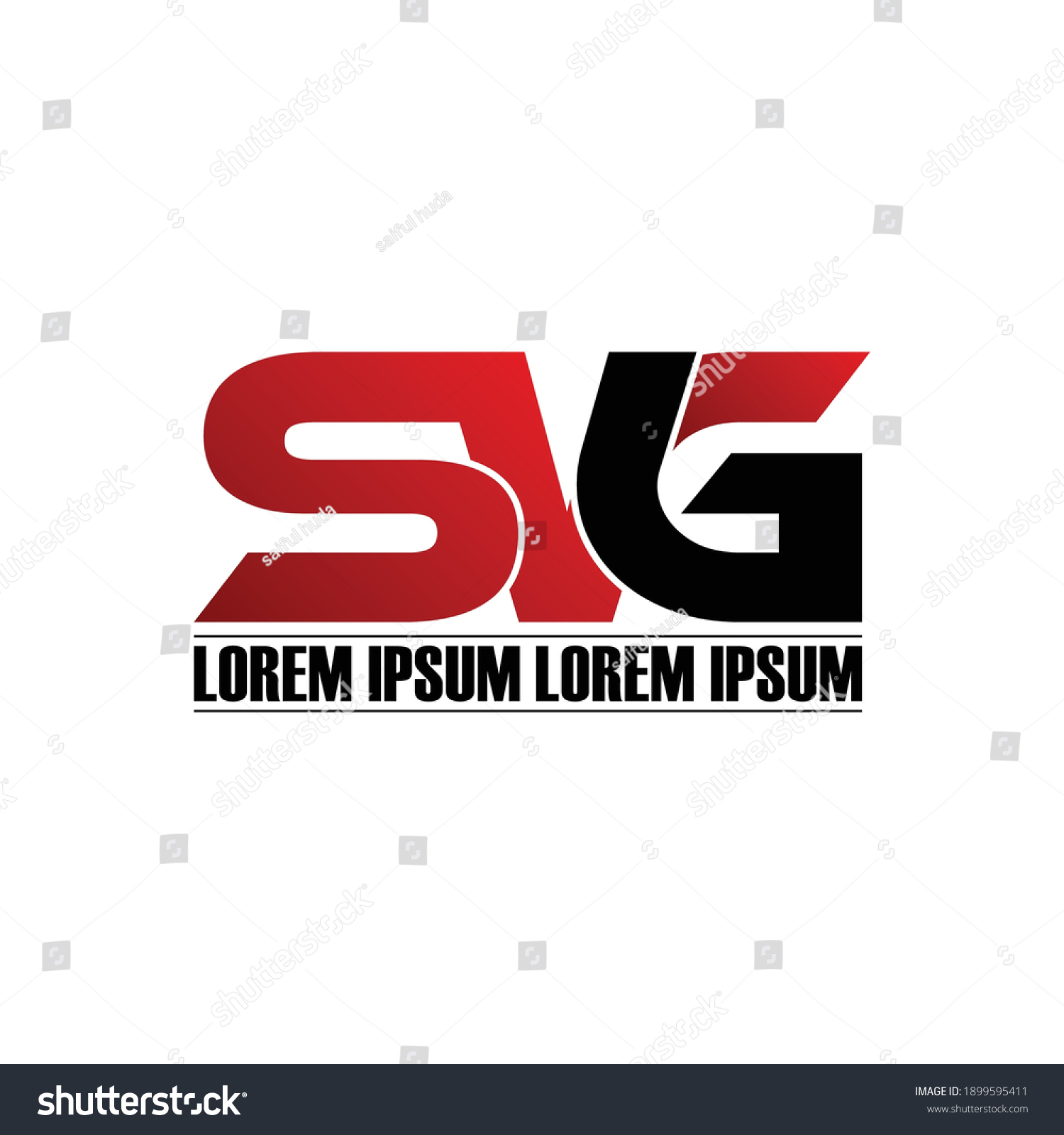 SVG of SVG letter monogram logo design vector svg