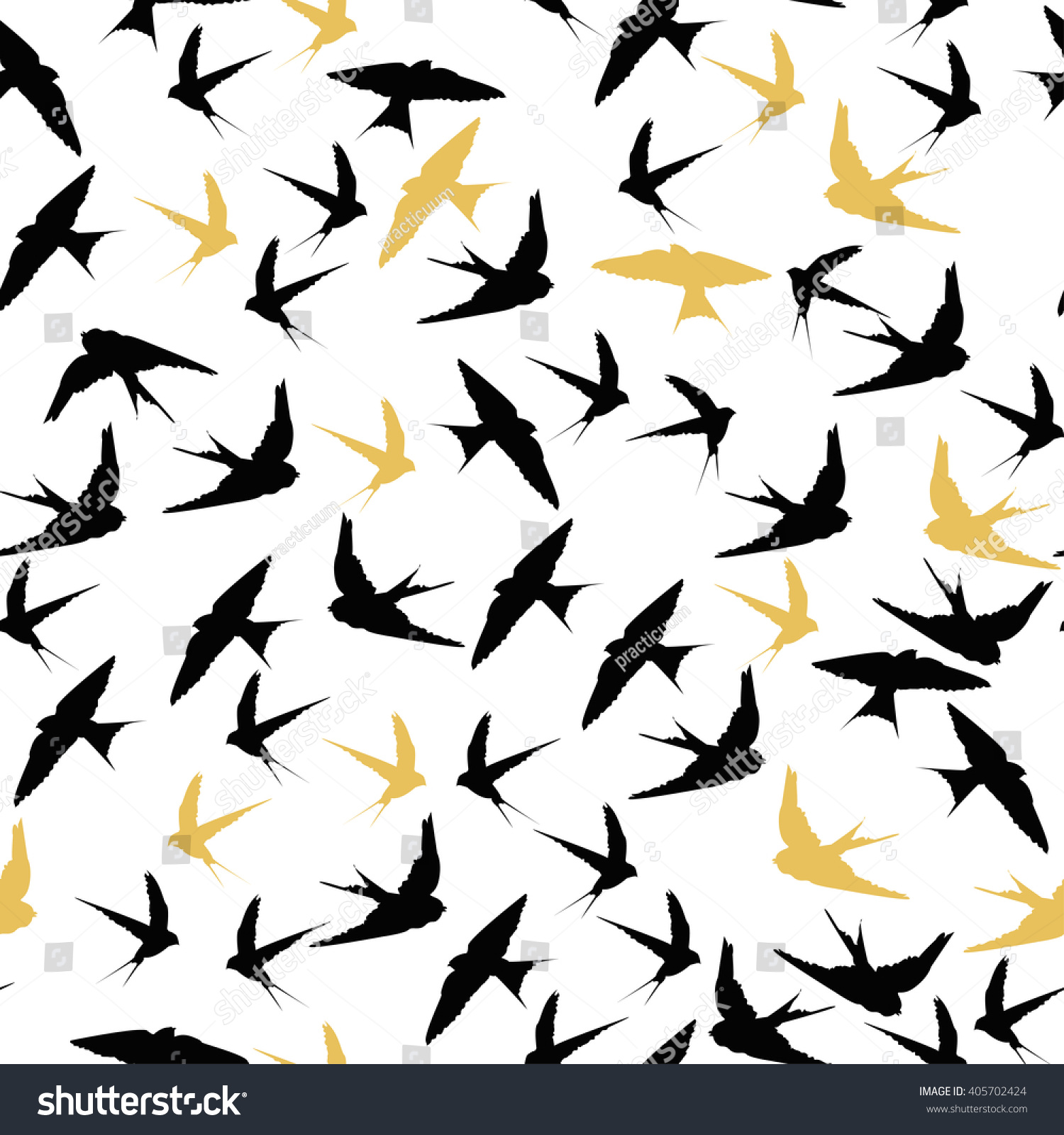 swallow bird pattern seamless