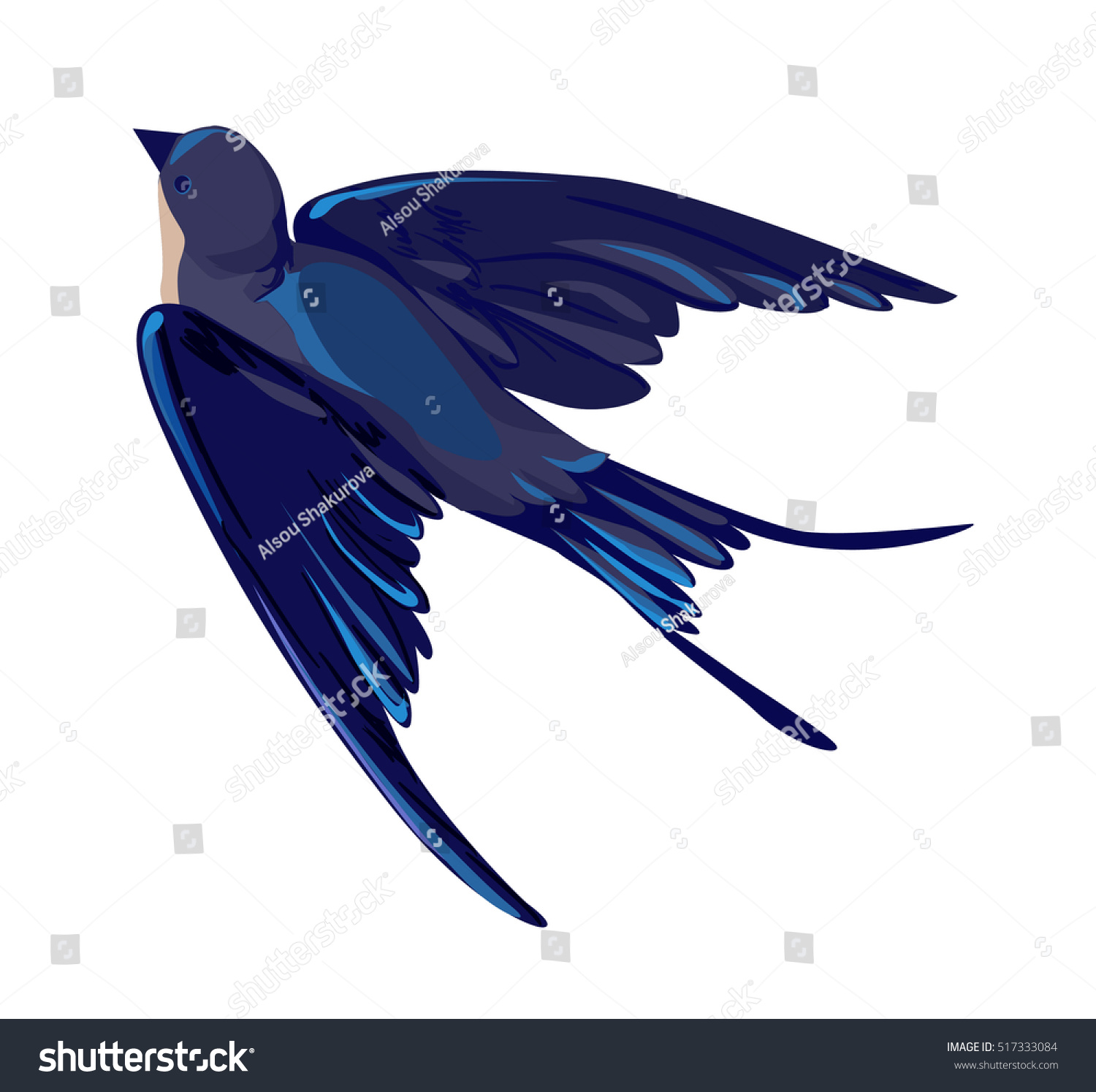 ツバメのベクター画像 ベクターイラスト 鳥 飛鳥 鳥のシルエット 鳥のベクター画像 のベクター画像素材 ロイヤリティフリー