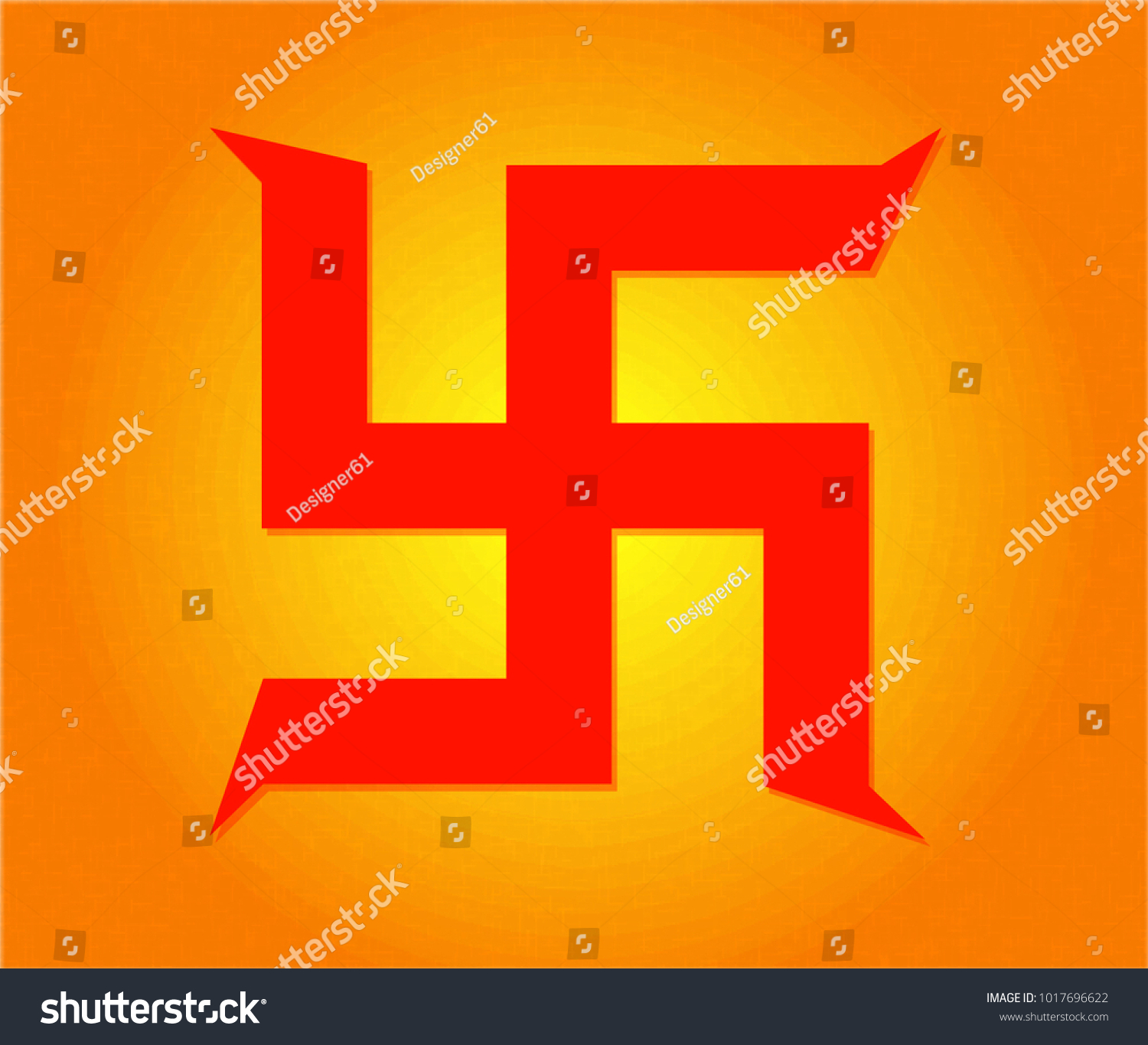 Swastika Symbol Hindus Stock Vector (Royalty Free) 1017696622 ...