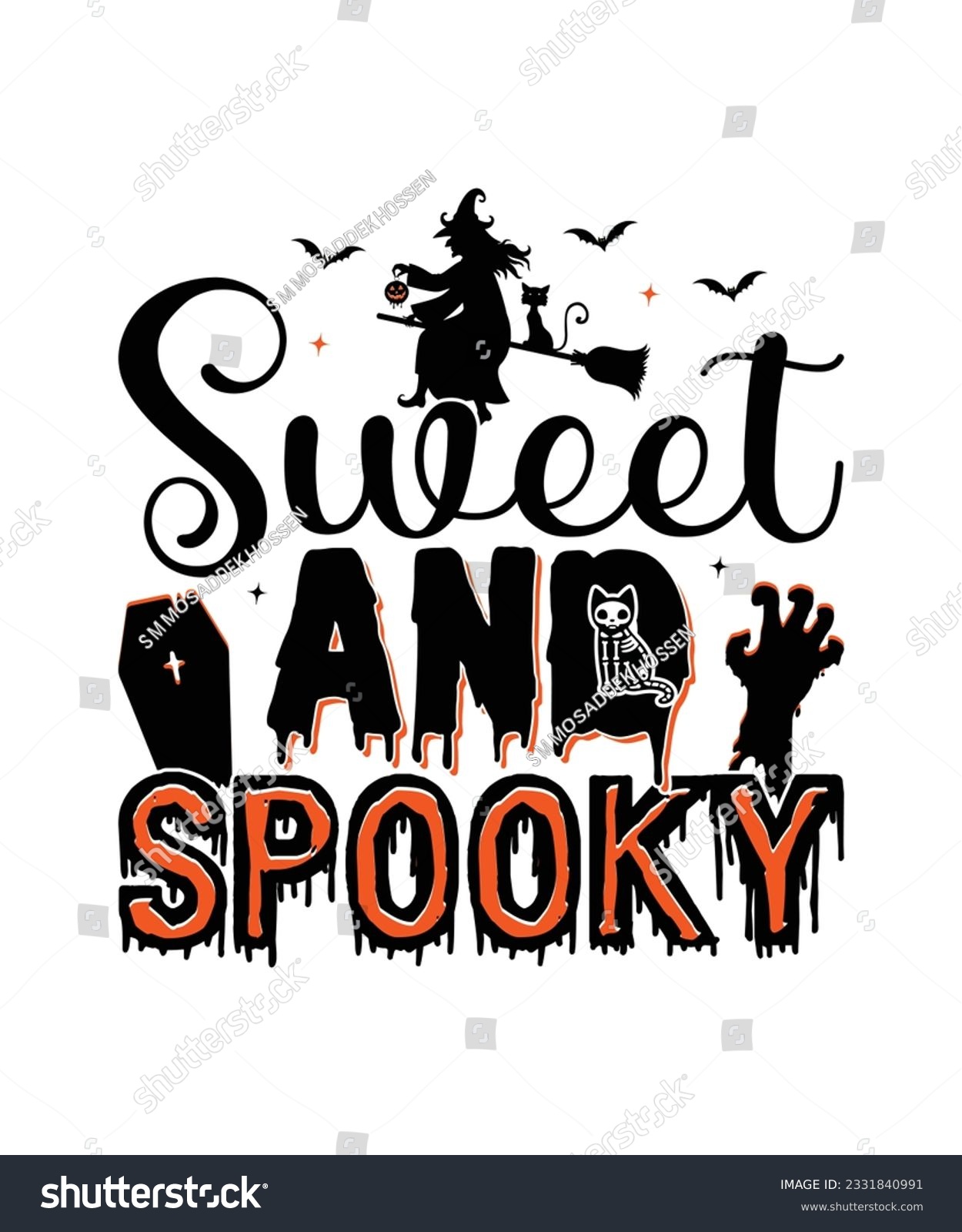SVG of Sweet and spooky Hand lettering set for Halloween element, Premium Halloween Svg Vector Halloween T Shirt Design,
Scary, Boos, Horror, Dark, Pumpkin, Witch, Evil, Ghost, svg