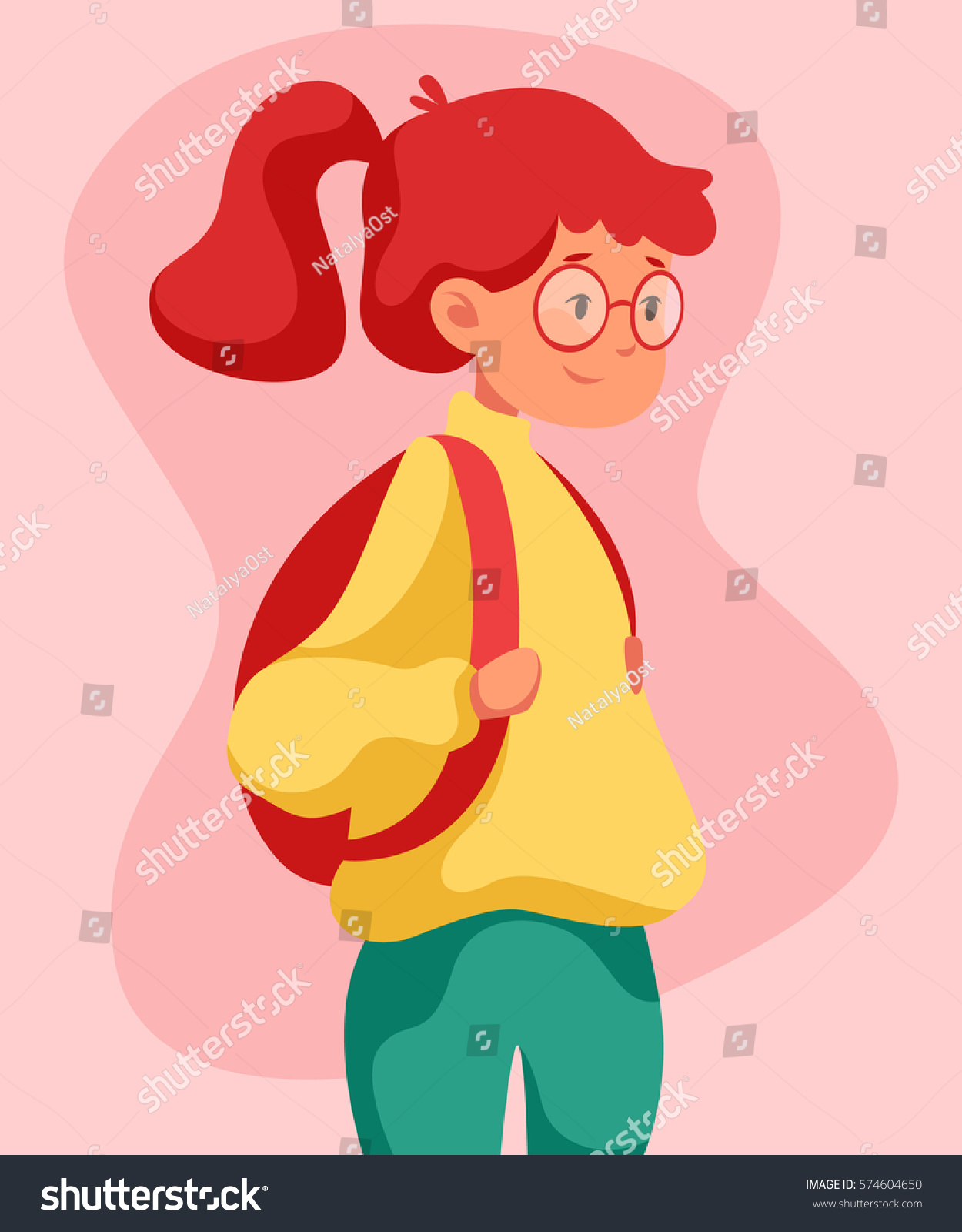 Images Of Cartoon Character With Glasses And Red Hair