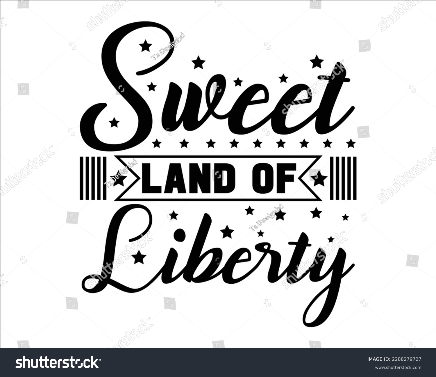 SVG of Sweet  Land Of Liberty Svg Design,Memorial Day Svg,American Flag Svg, USA Svg, Military Svg,Happy memorial day svg, svg