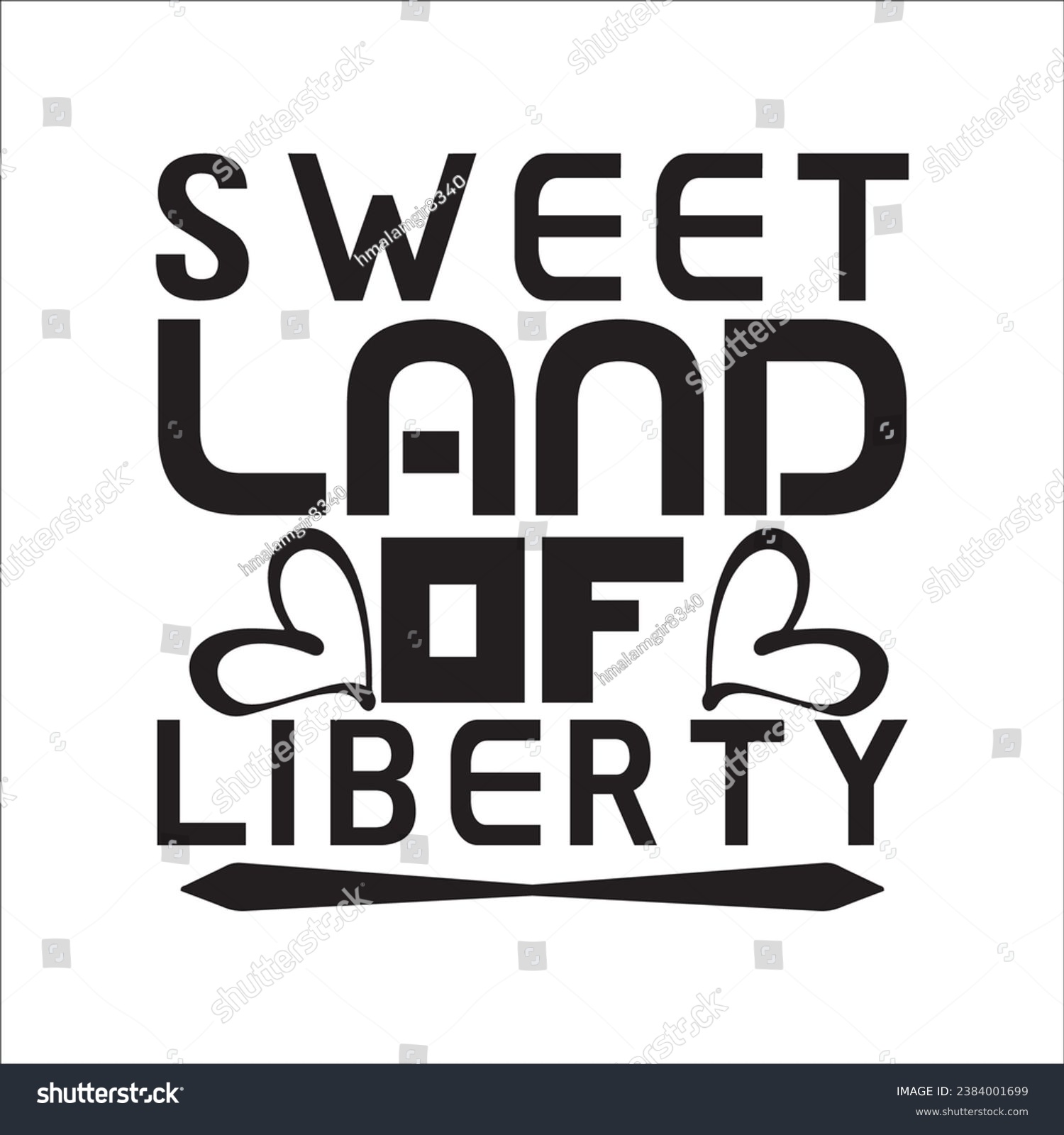 SVG of Sweet land of liberty 2 t-shirt design. Here You Can find and Buy t-Shirt Design. Digital Files for yourself, friends and family, or anyone who supports your Special Day and Occasions. svg