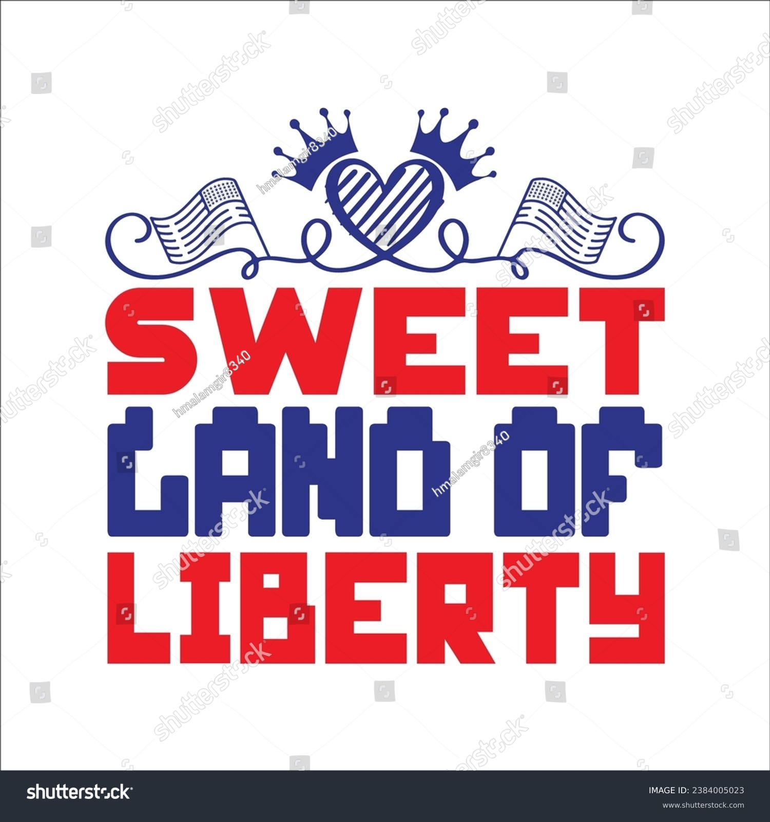 SVG of Sweet land of liberty 2 t-shirt design. Here You Can find and Buy t-Shirt Design. Digital Files for yourself, friends and family, or anyone who supports your Special Day and Occasions. svg