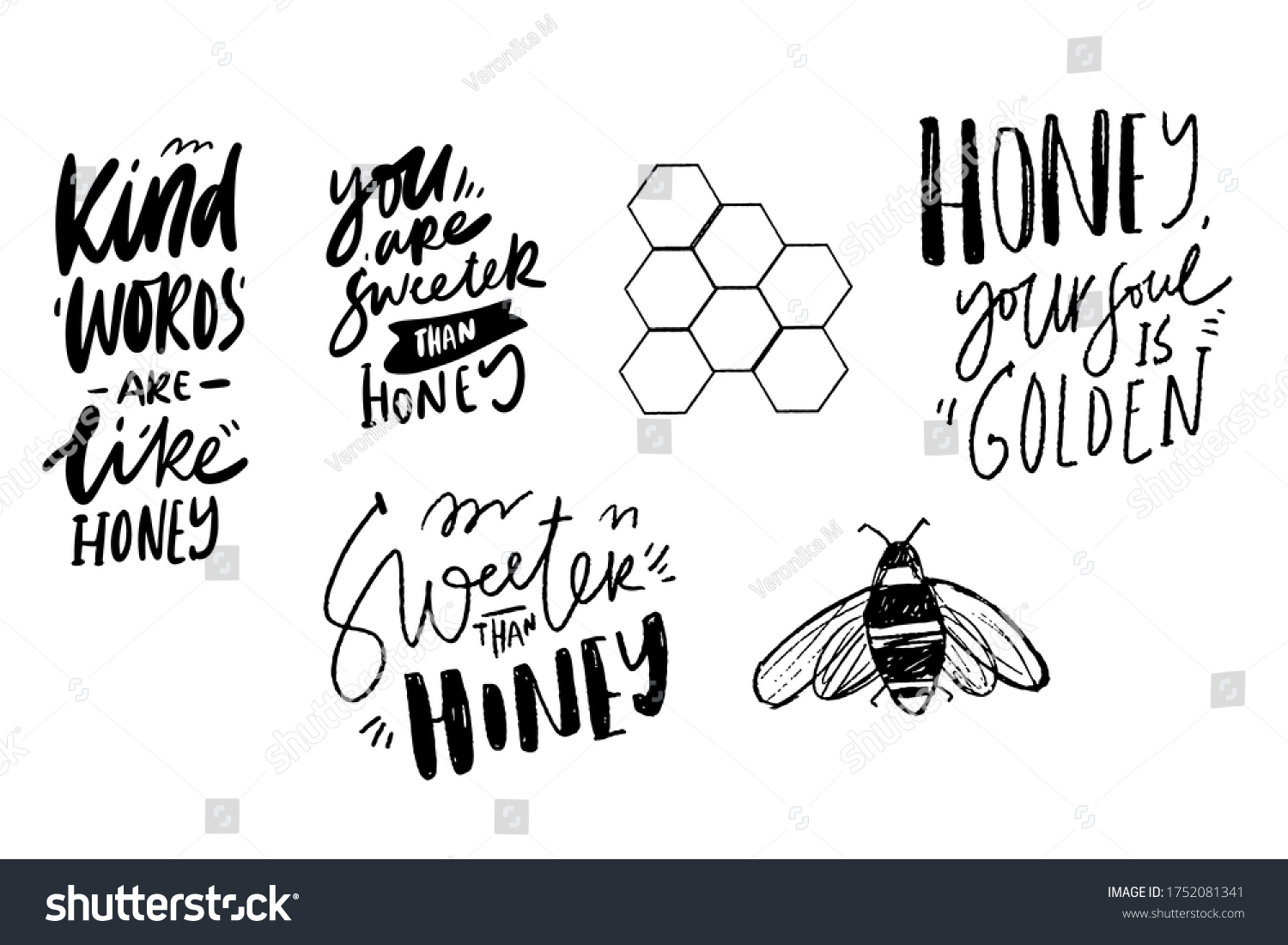 Sweeter Than Honey Honey Your Soul Stock Vector Royalty Free 1752081341 Shutterstock 